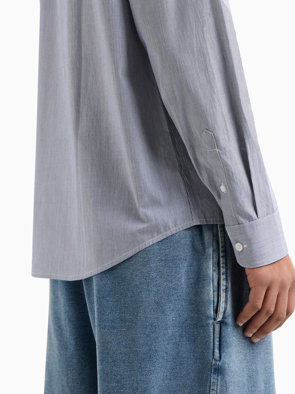 Camicia Casual Armani Exchange da Uomo - Bianco Blu