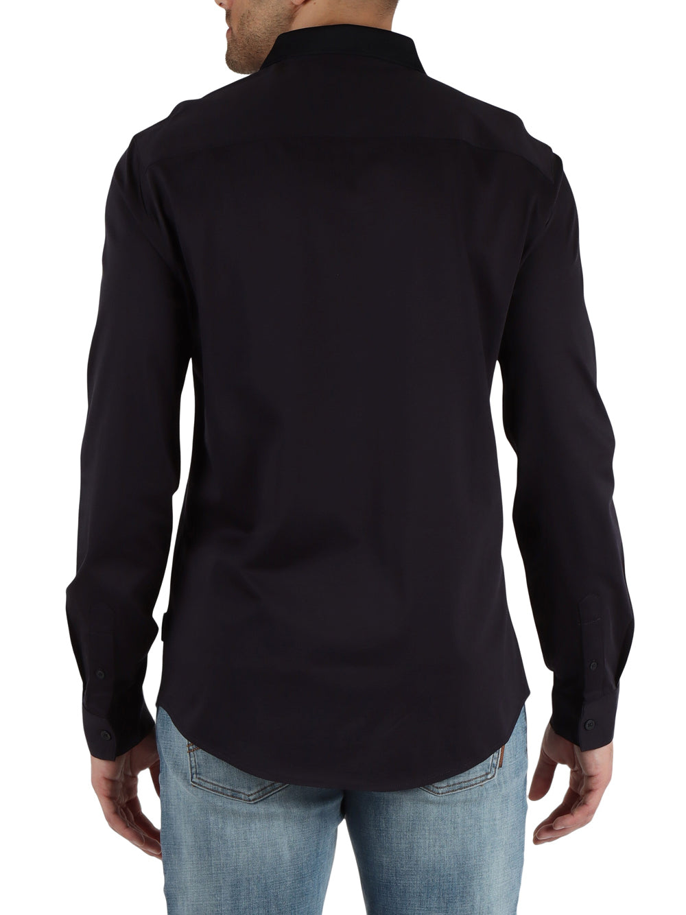 Camicia Classica Armani Exchange da Uomo - Blu