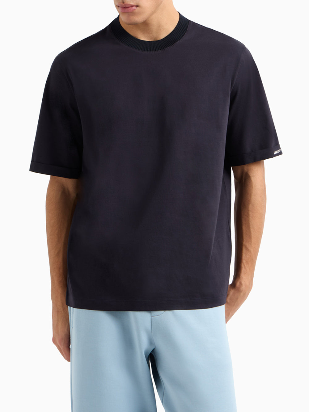 Felpa Armani Exchange da Uomo - Blu