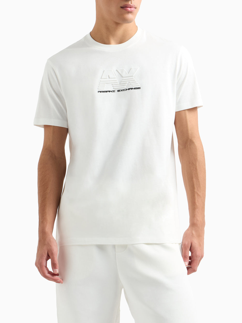 T-shirt Armani Exchange da Uomo - Bianco