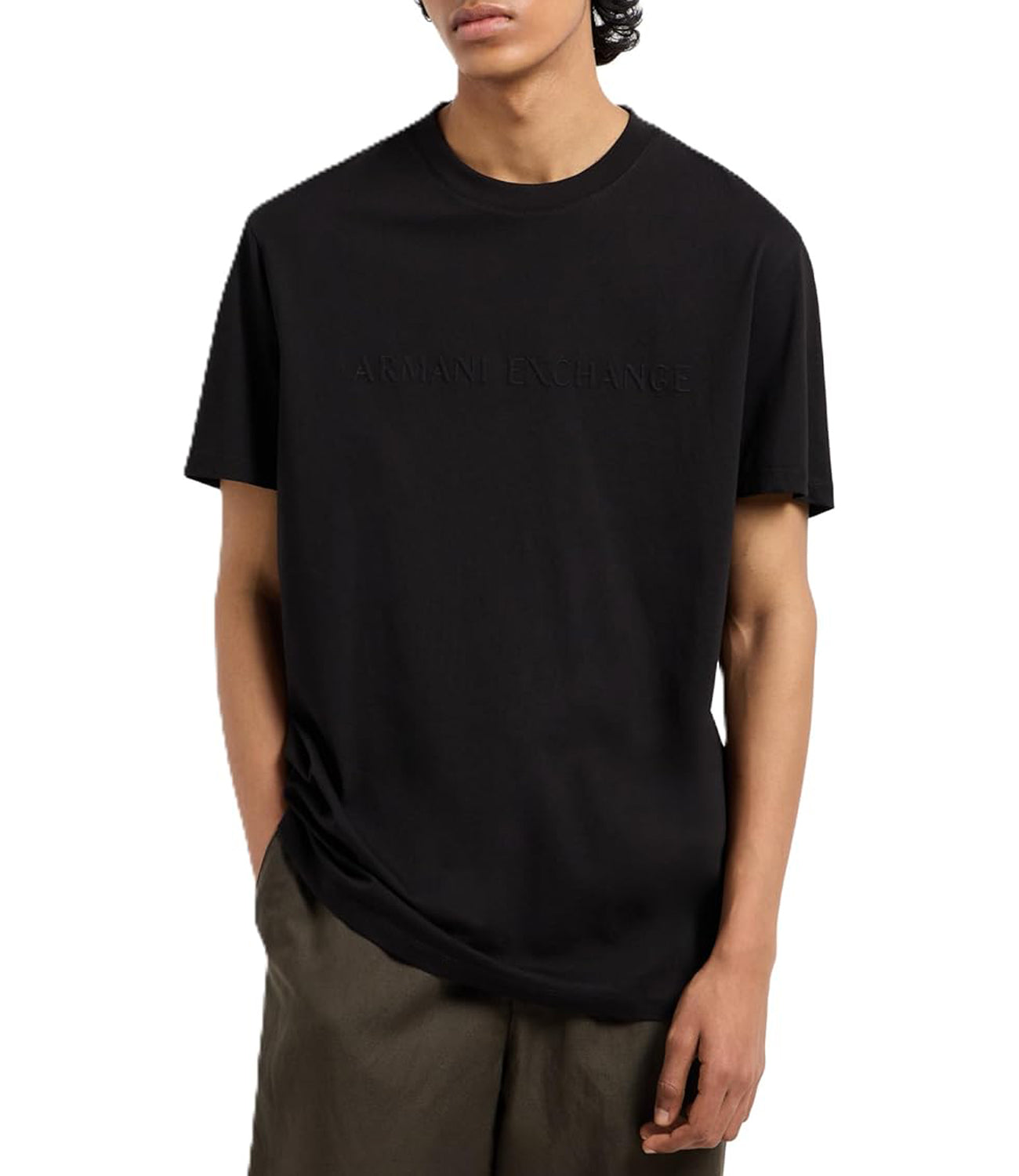 A|X Armani Exchange T-shirt Uomo Mod. XM000554 AF10356 UC001 Nero