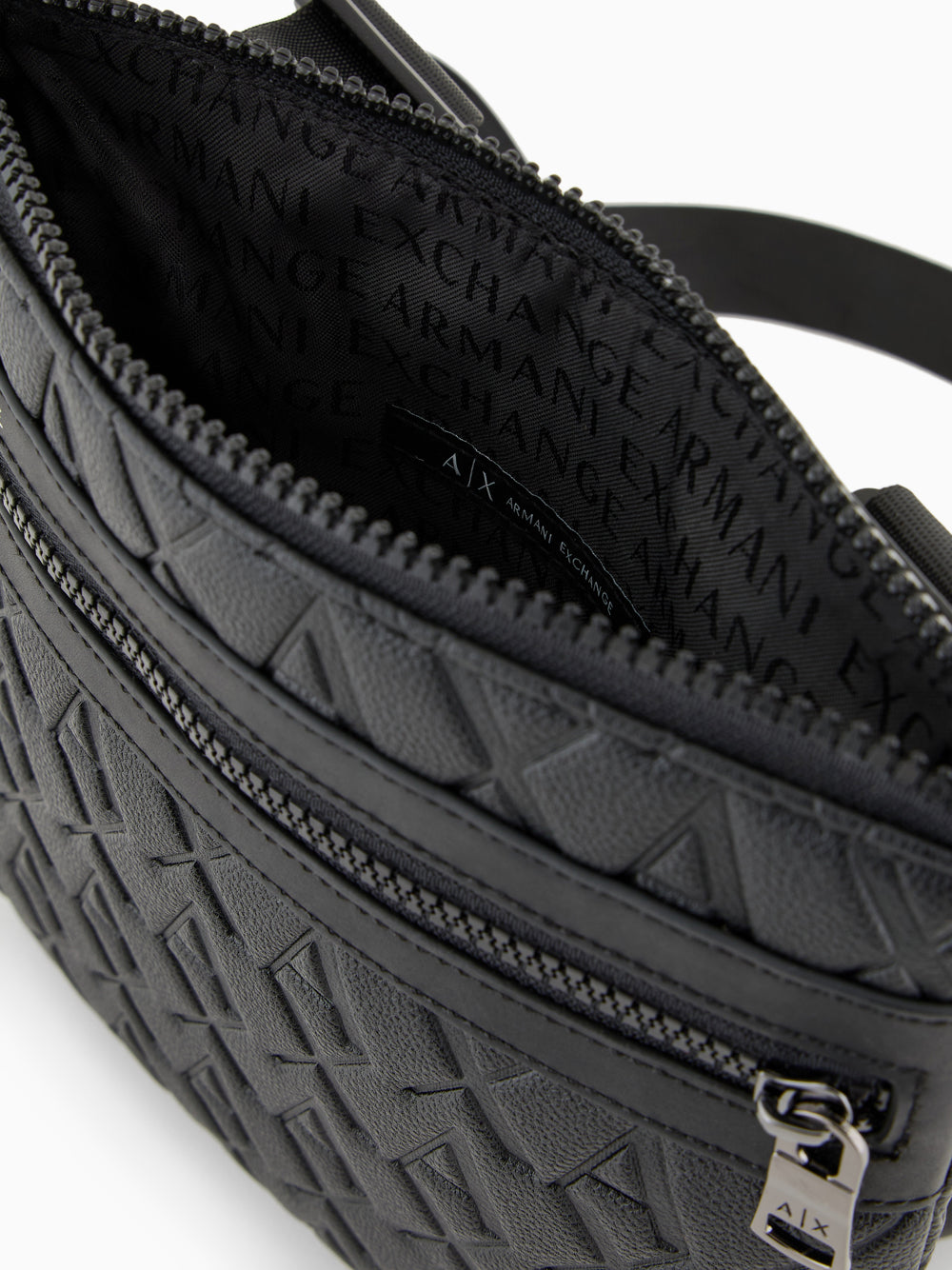 Borsa a Tracolla Armani Exchange da Uomo - Nero