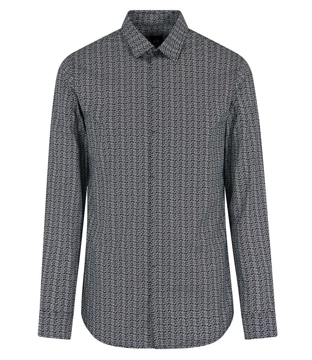 A|X Armani Exchange Camicia Maica Lunga Uomo Mod. XM000625 AF13184 FC012 Fantasia Multicolore