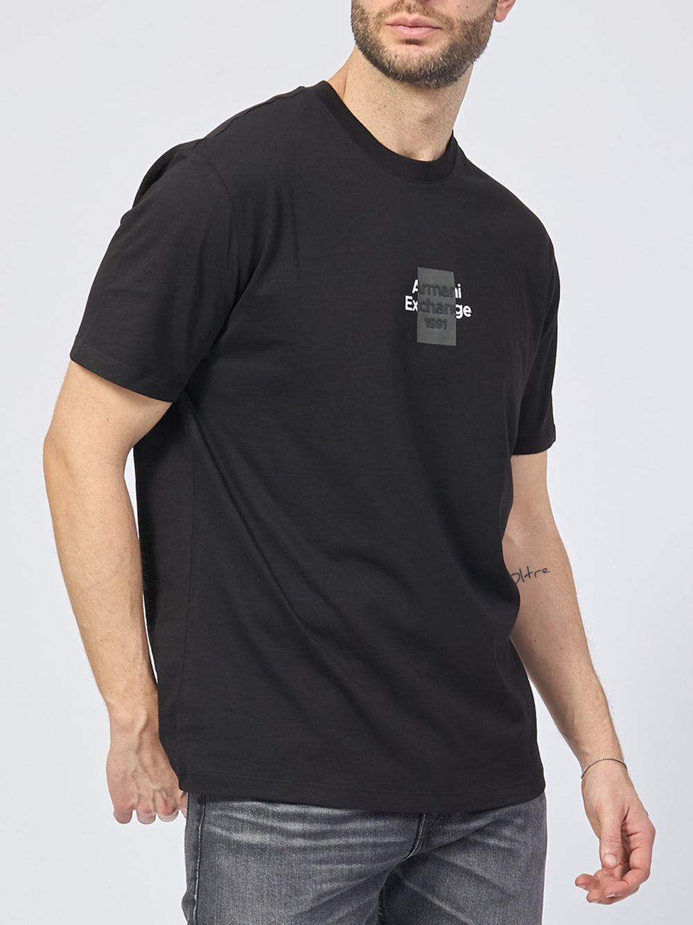 T-shirt Armani Exchange da Uomo - Nero