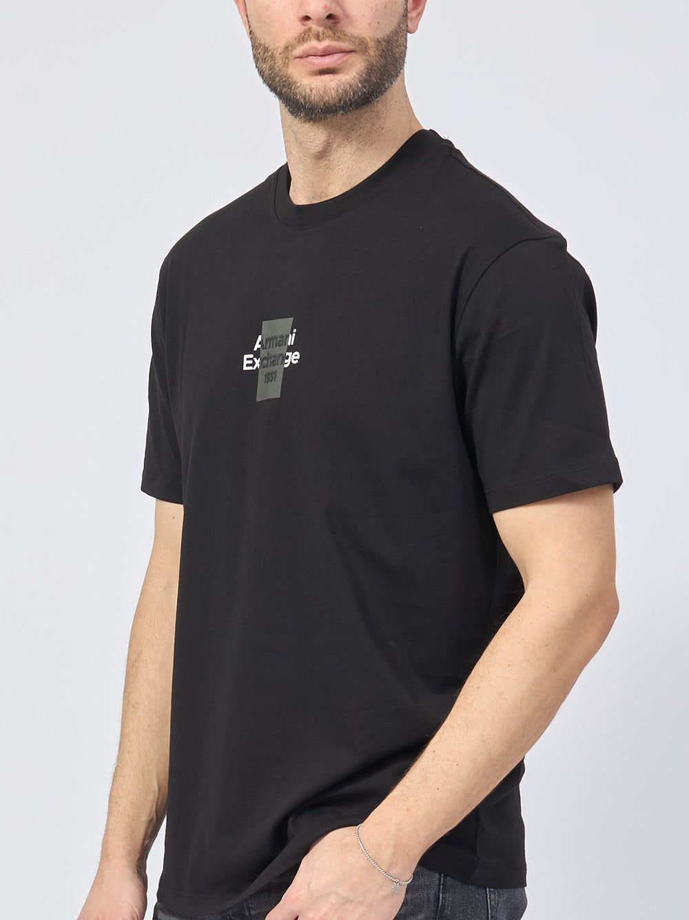 T-shirt Armani Exchange da Uomo - Nero