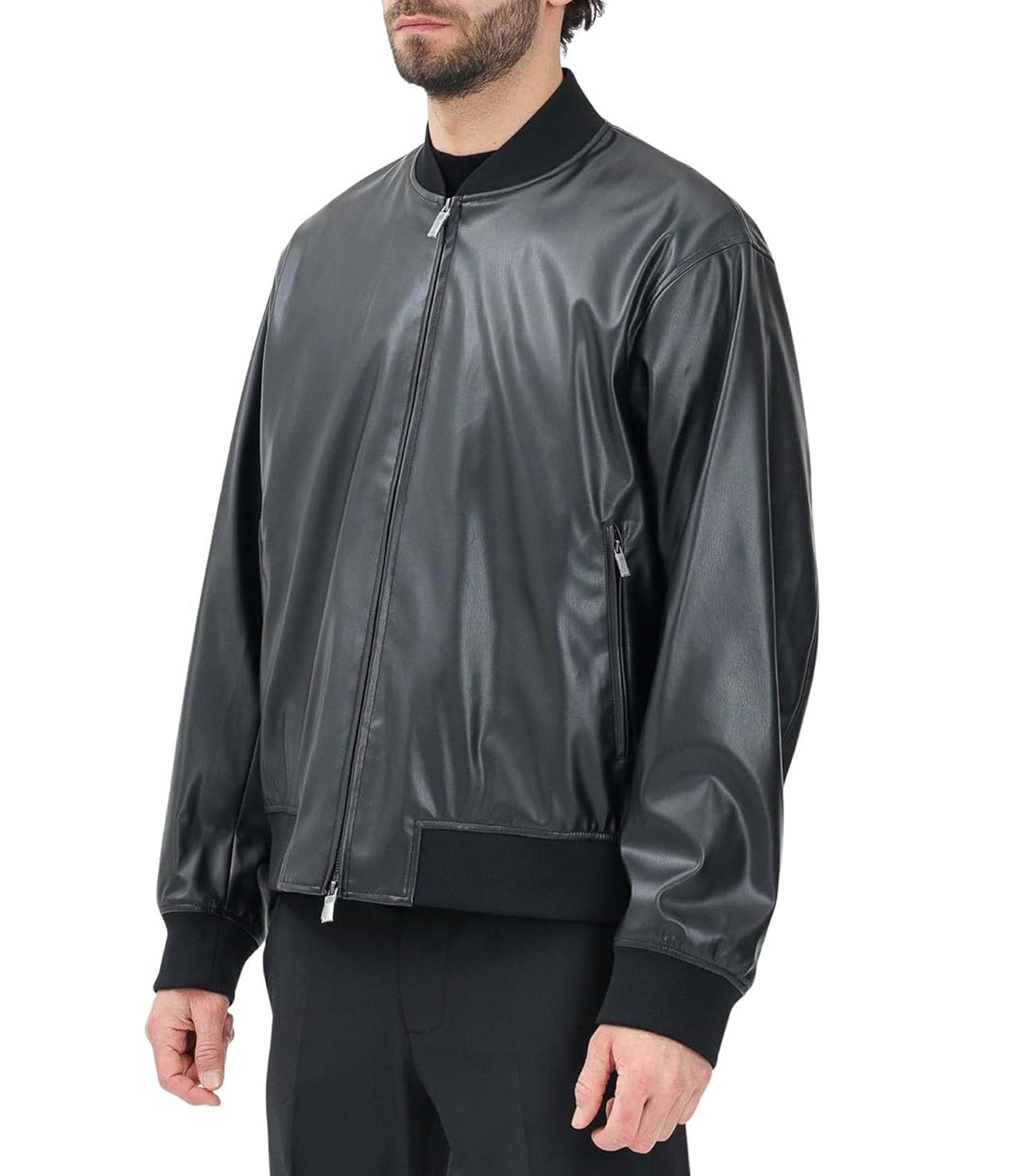 A|X Armani Exchange Giubbotto pelle Uomo Mod. XM001241 AF14863 UC001 Black Nero