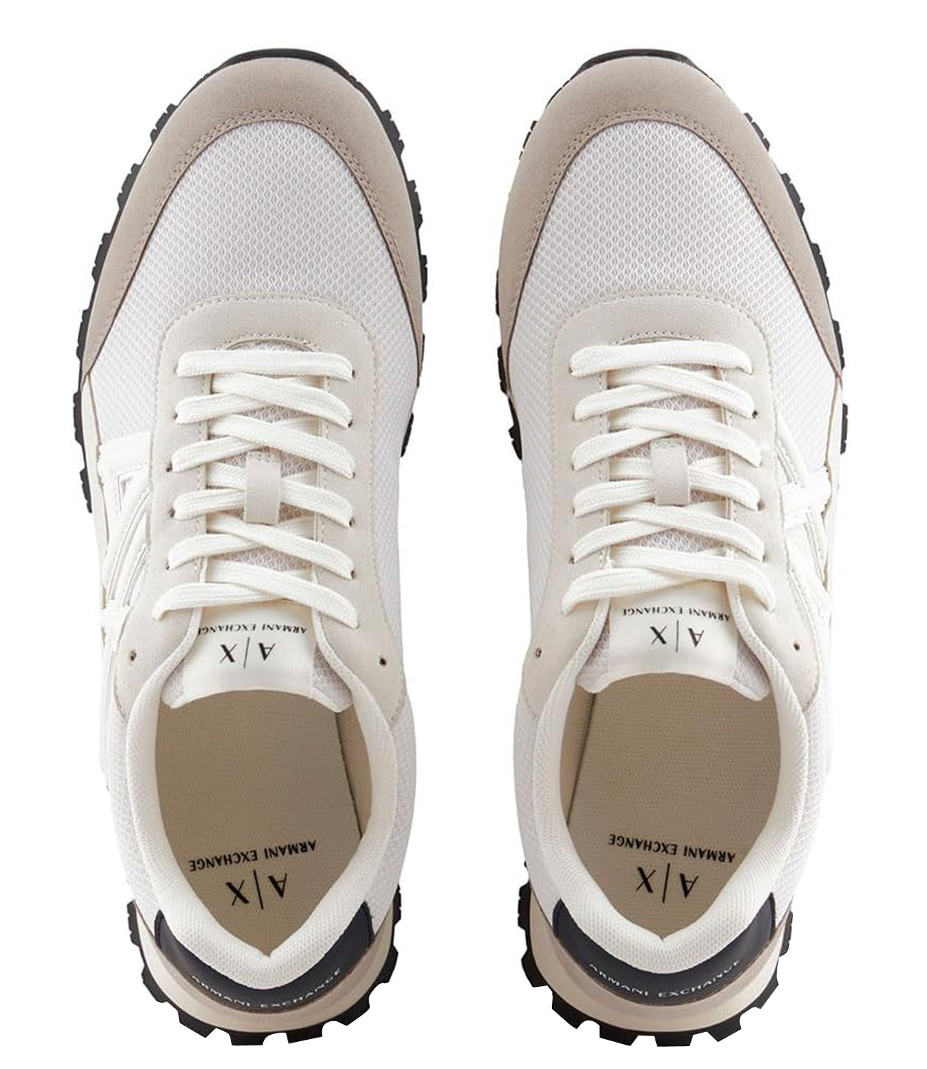 A|X Armani Exchange Sneakers Uomo Mod. XUX263 XV942 U660 White Bianco