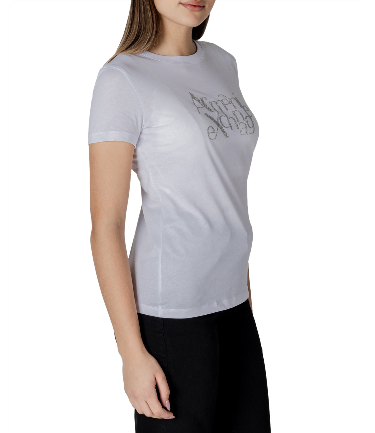 A|X Armani Exchange T-shirt Donna Mod. XW000109 AF10359 U0002 Bianco