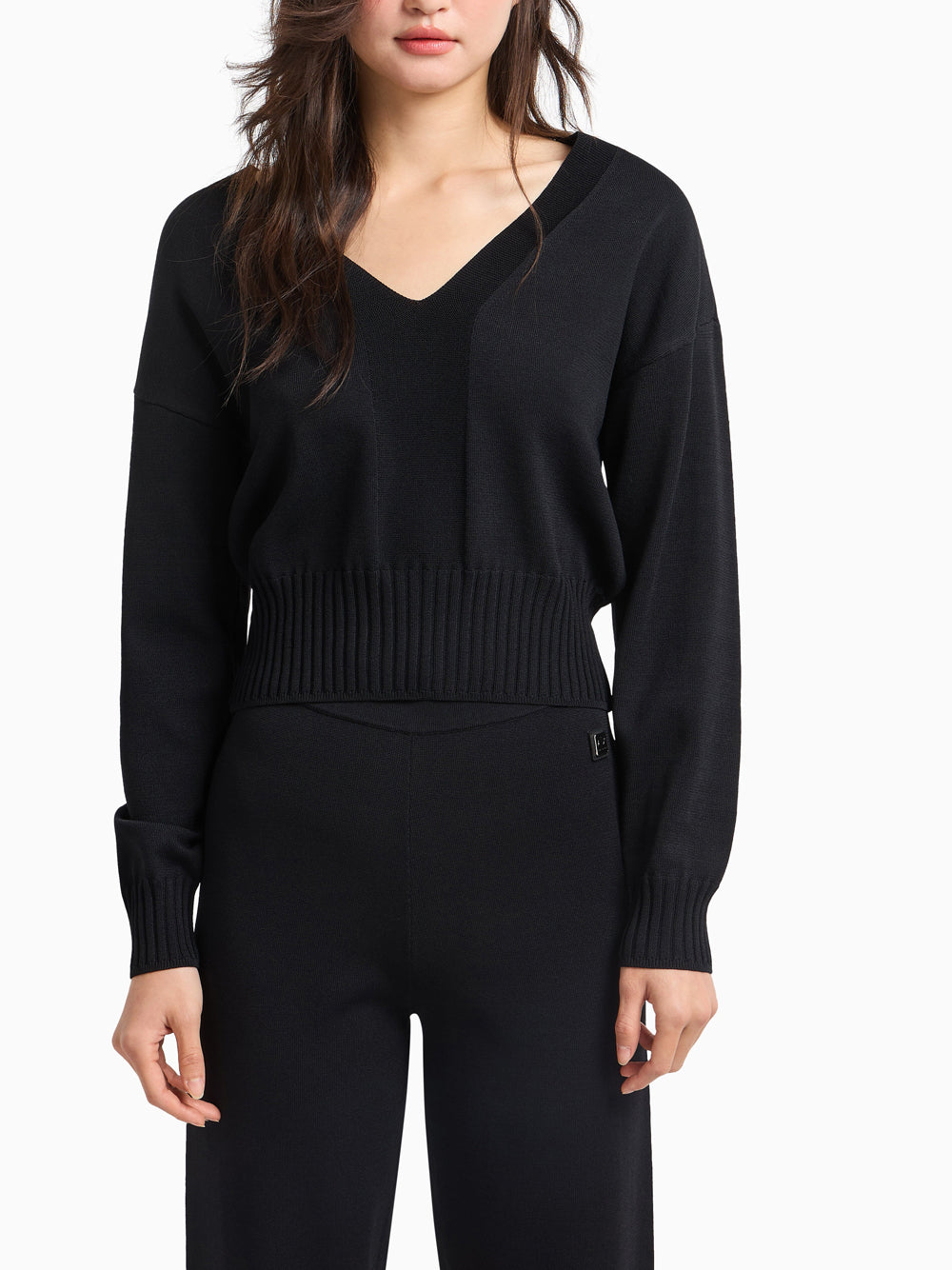 Pullover Armani Exchange da Donna - Nero