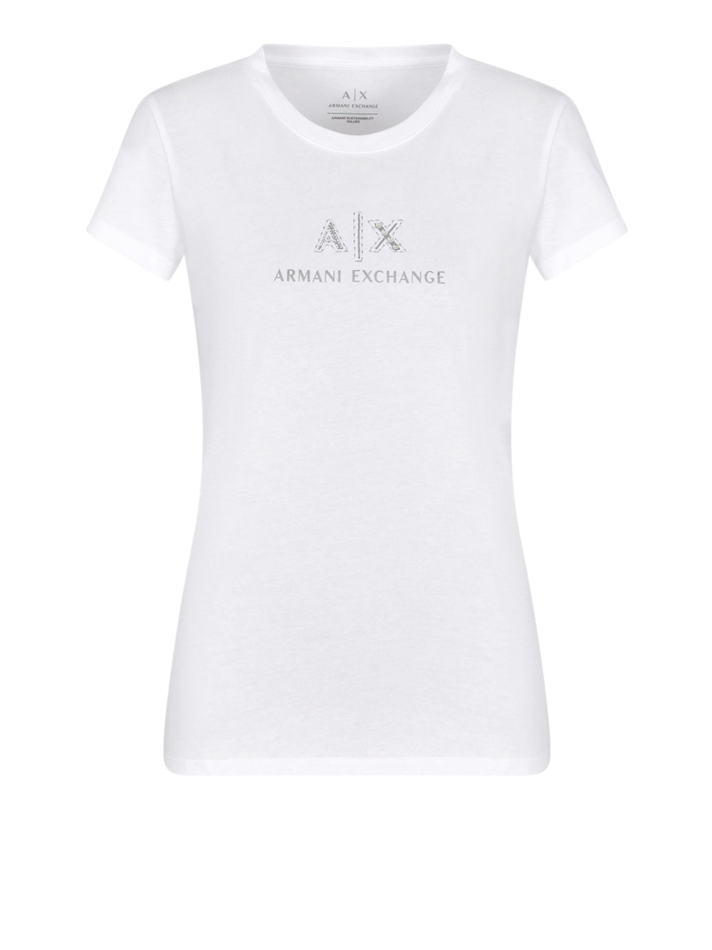T-shirt Armani Exchange da Donna - Bianco