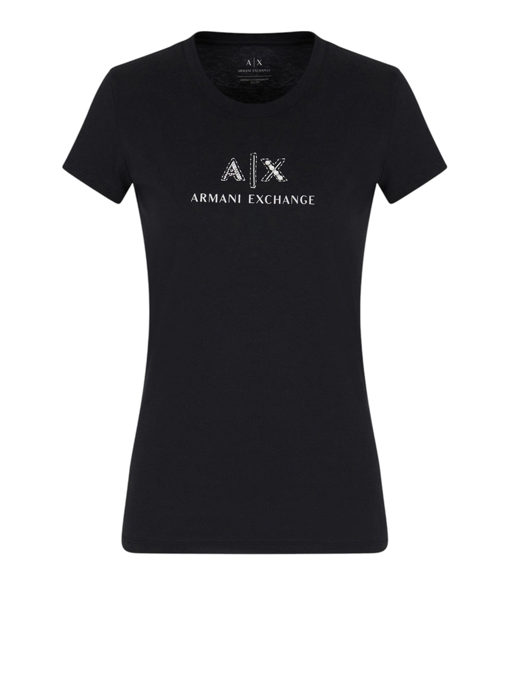 T-shirt Armani Exchange da Donna - Nero