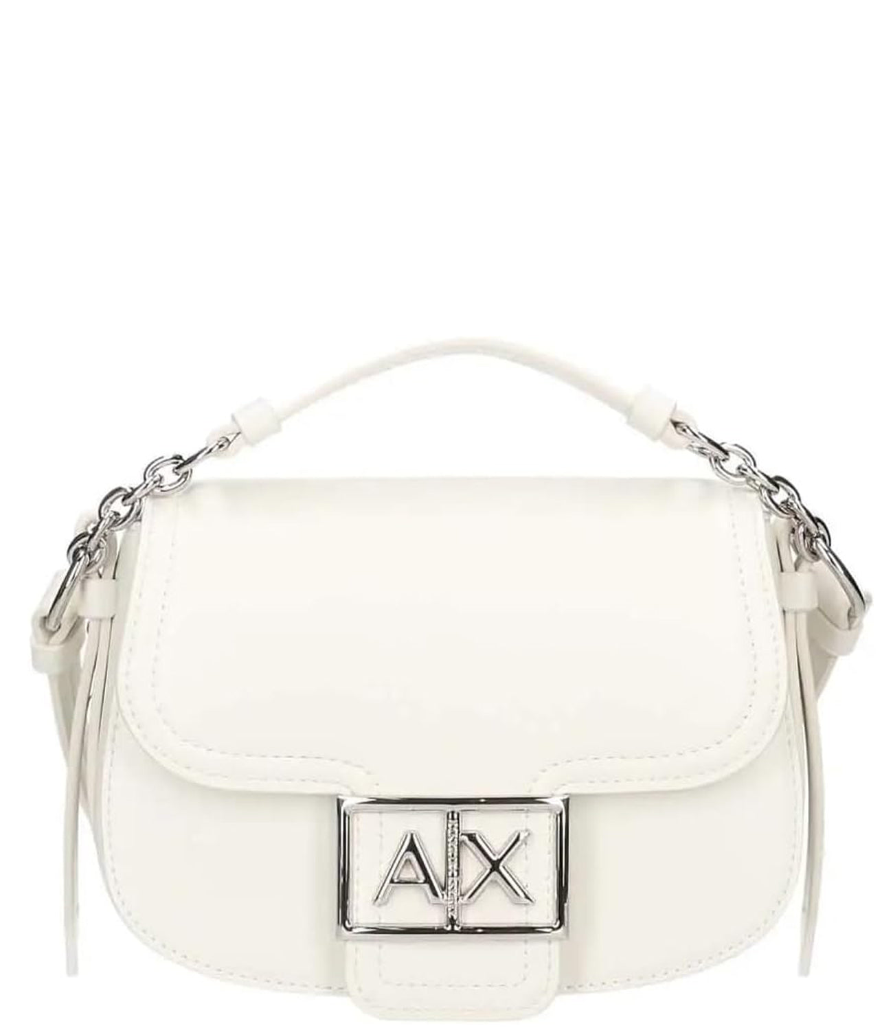 A|X Armani Exchange Borsa Donna Mod. XW000401 AF13687 U0003 Latte Bianco