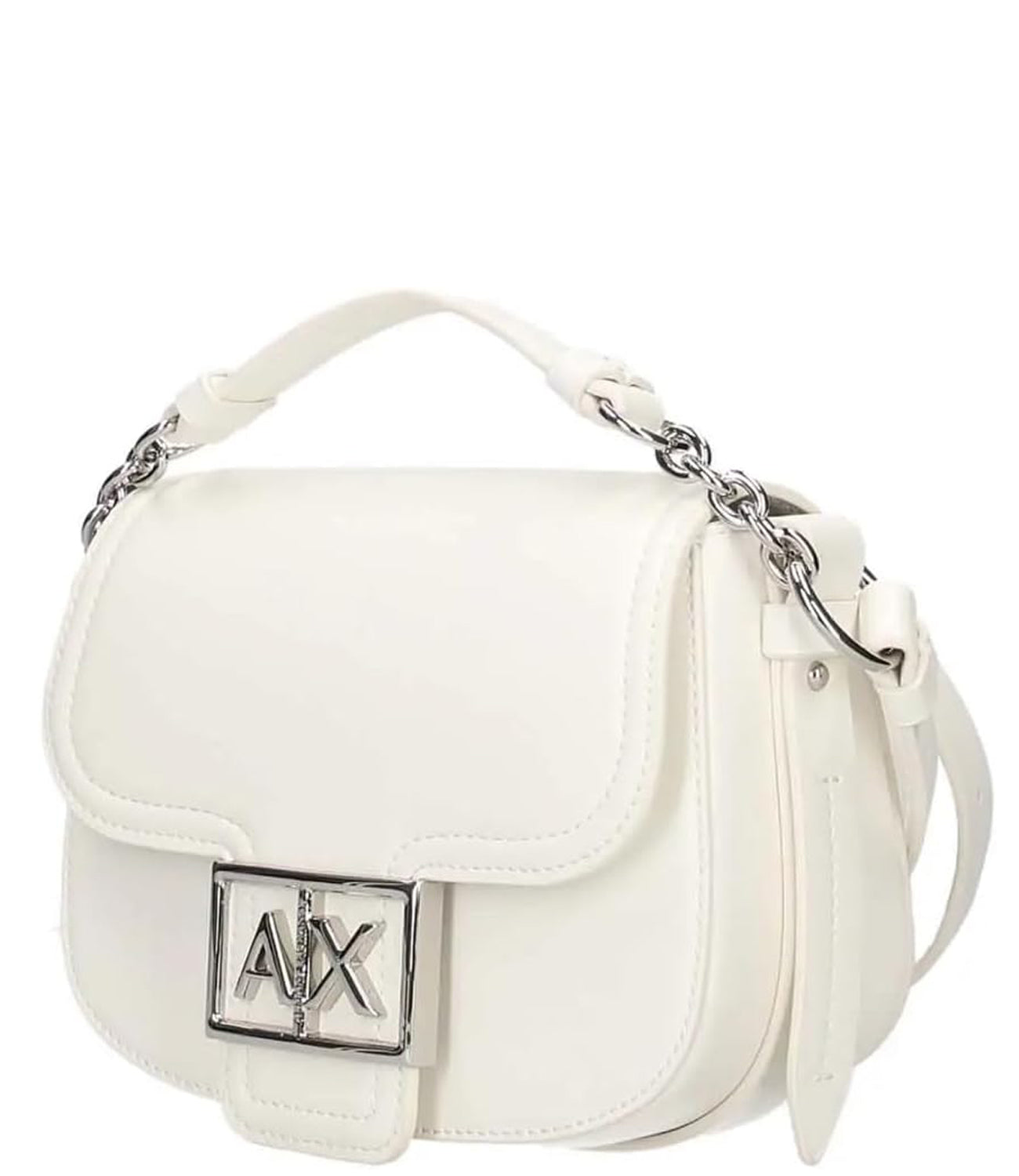 A|X Armani Exchange Borsa Donna Mod. XW000401 AF13687 U0003 Latte Bianco