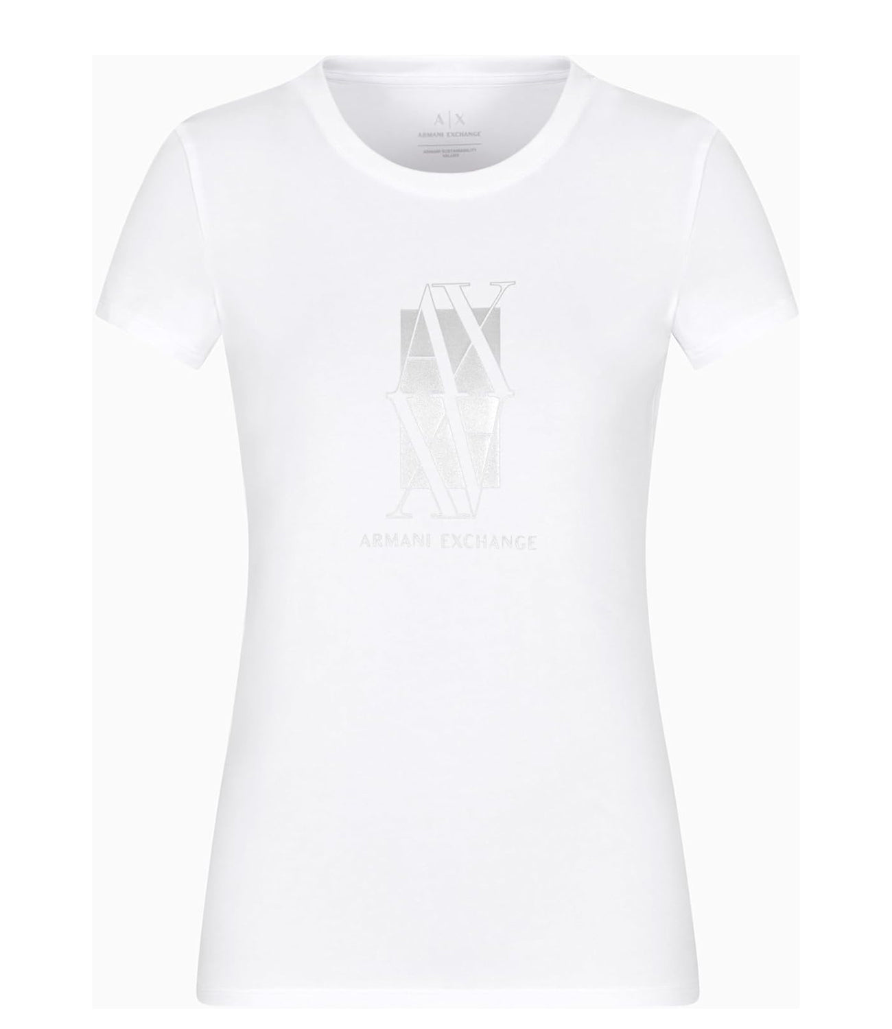 A|X Armani Exchange T-shirt Donna Mod. XW000511 AF11929 U0002 Bianco