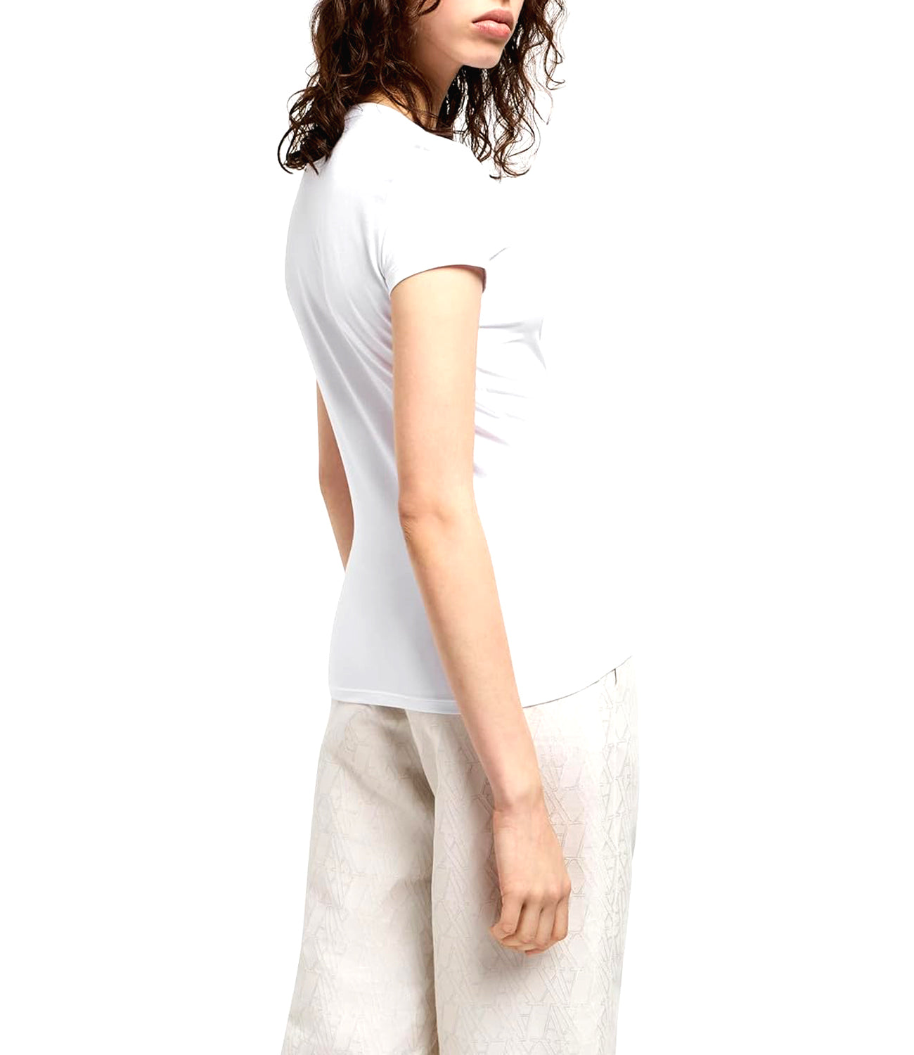 A|X Armani Exchange T-shirt Donna Mod. XW000511 AF11929 U0002 Bianco