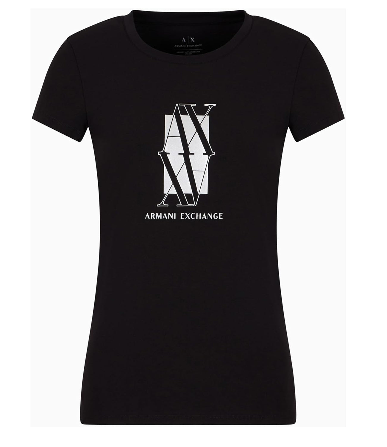 A|X Armani Exchange T-shirt Donna Mod. XW000511 AF11929 UC001 Nero
