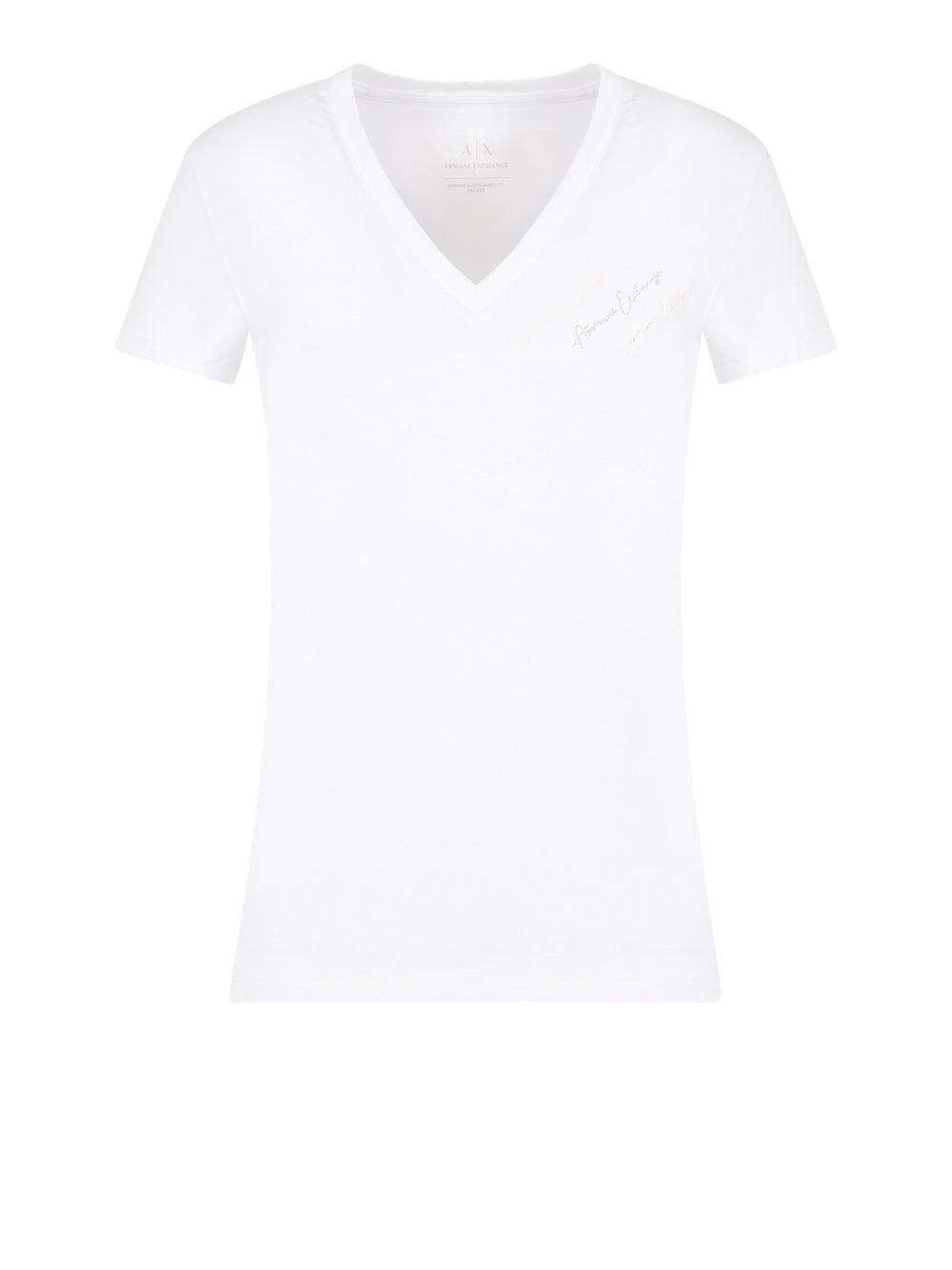T-shirt Armani Exchange da Donna - Bianco
