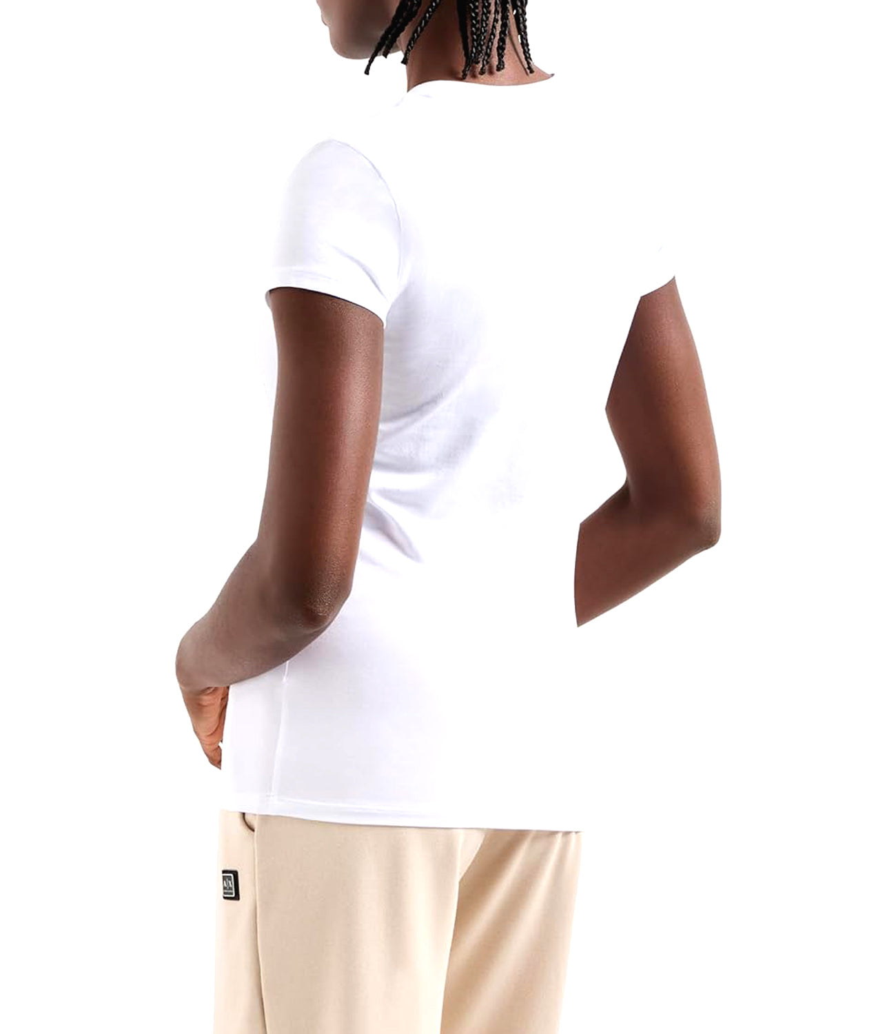 A|X Armani Exchange T-shirt Donna Mod. XW000X105 AF11929 U0002 Bianco