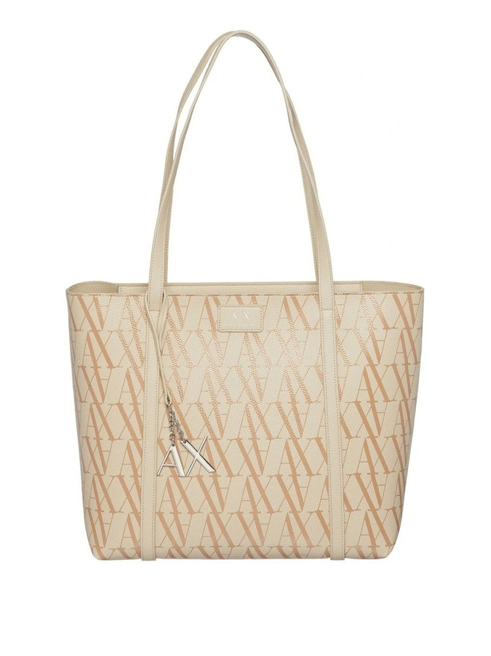 Borsa Shopper Armani Exchange da Donna - Beige
