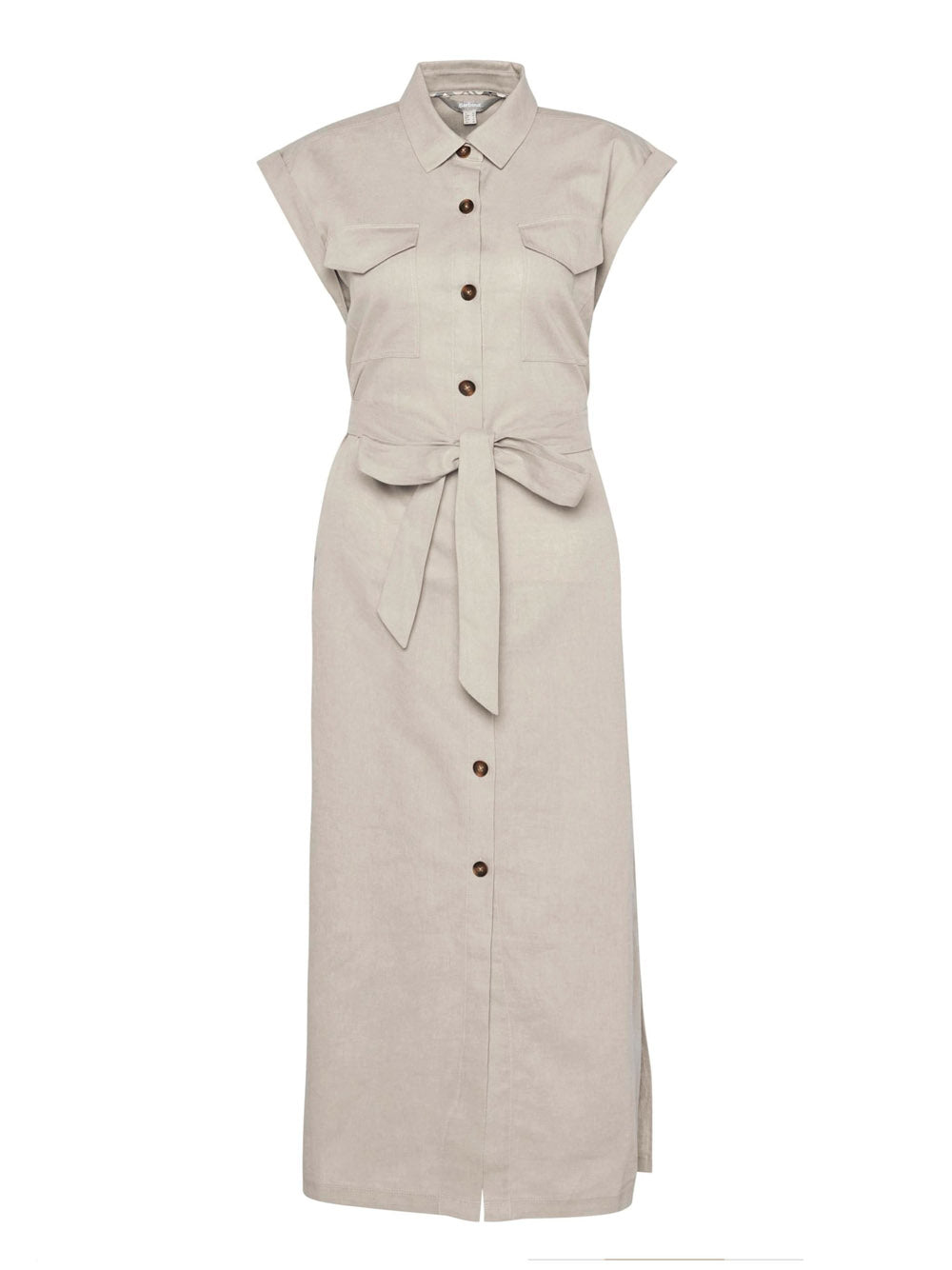 Vestito Longuette Barbour Birdie Maxi da Donna - Beige