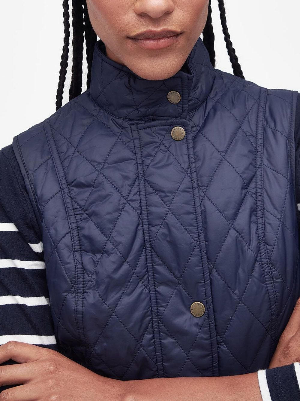 Smanicato Barbour Otterburn da Donna - Blu