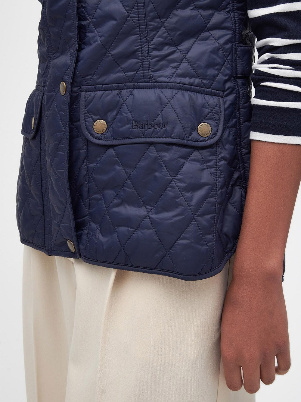 Smanicato Barbour Otterburn da Donna - Blu