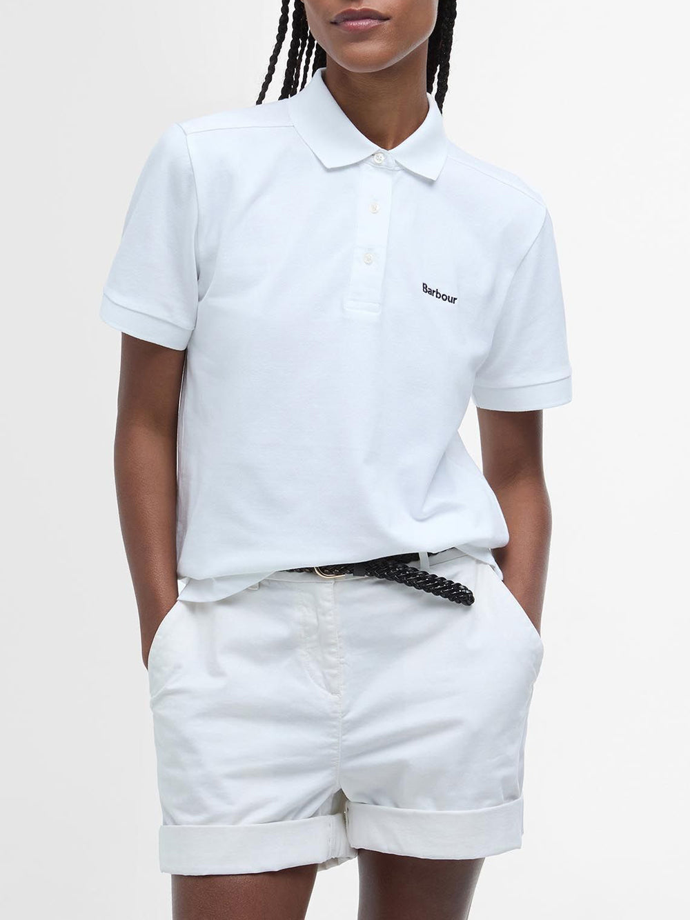 Polo Barbour da Donna - Bianco