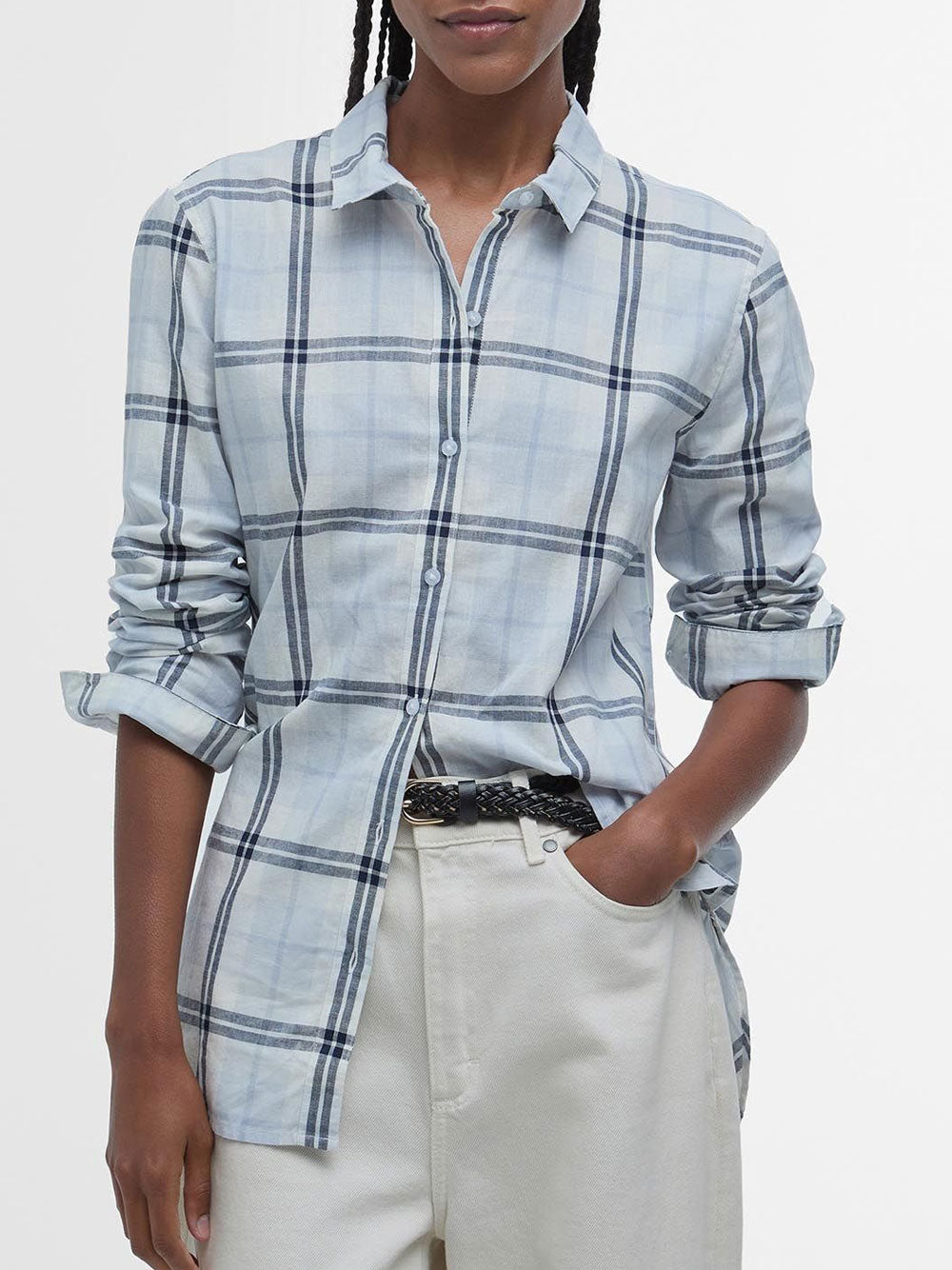 Camicia Casual Barbour Seaglow da Donna - Blu