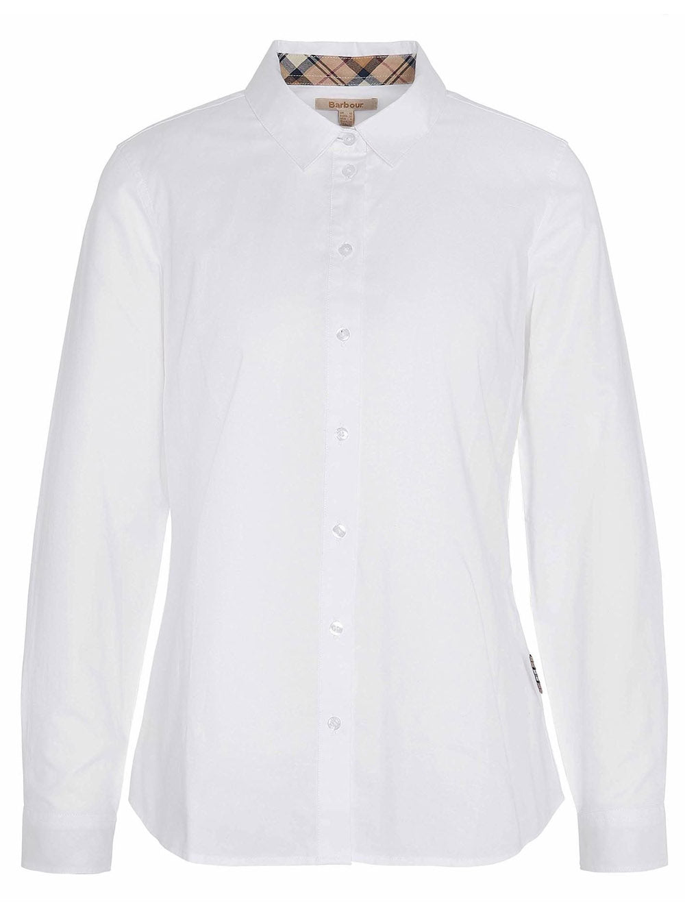 Camicia Classica Barbour Derwent da Donna - Bianco