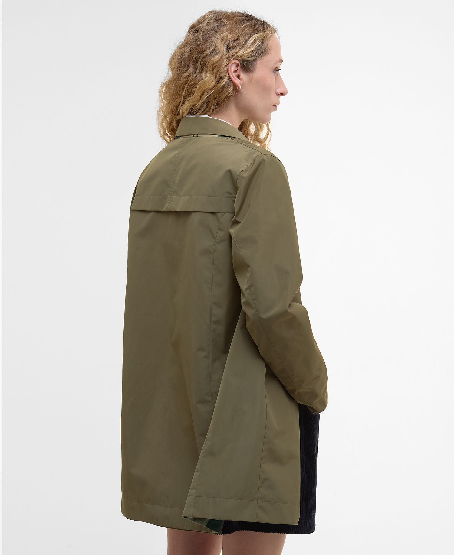 Trench Barbour Babbity Showerproof da Donna - Verde