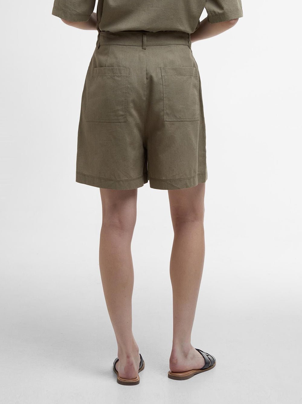 Shorts Barbour Cary da Donna - Verde
