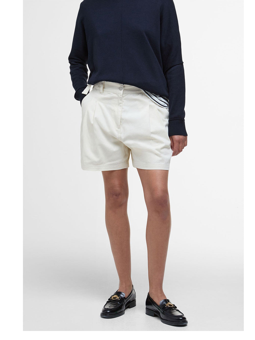 Shorts Barbour da Donna - Avorio