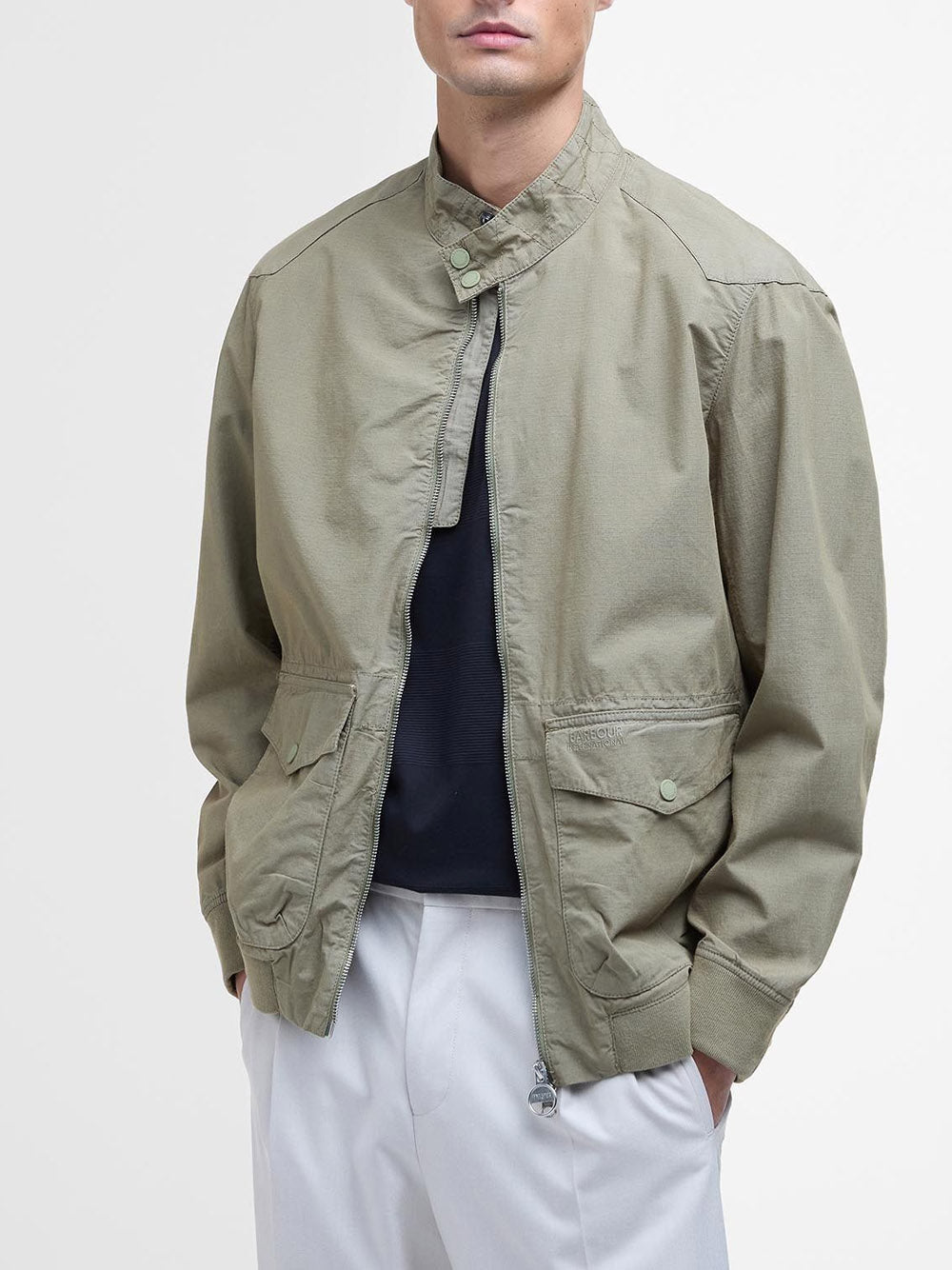 Giubbino Barbour Matley Casual da Uomo - Verde