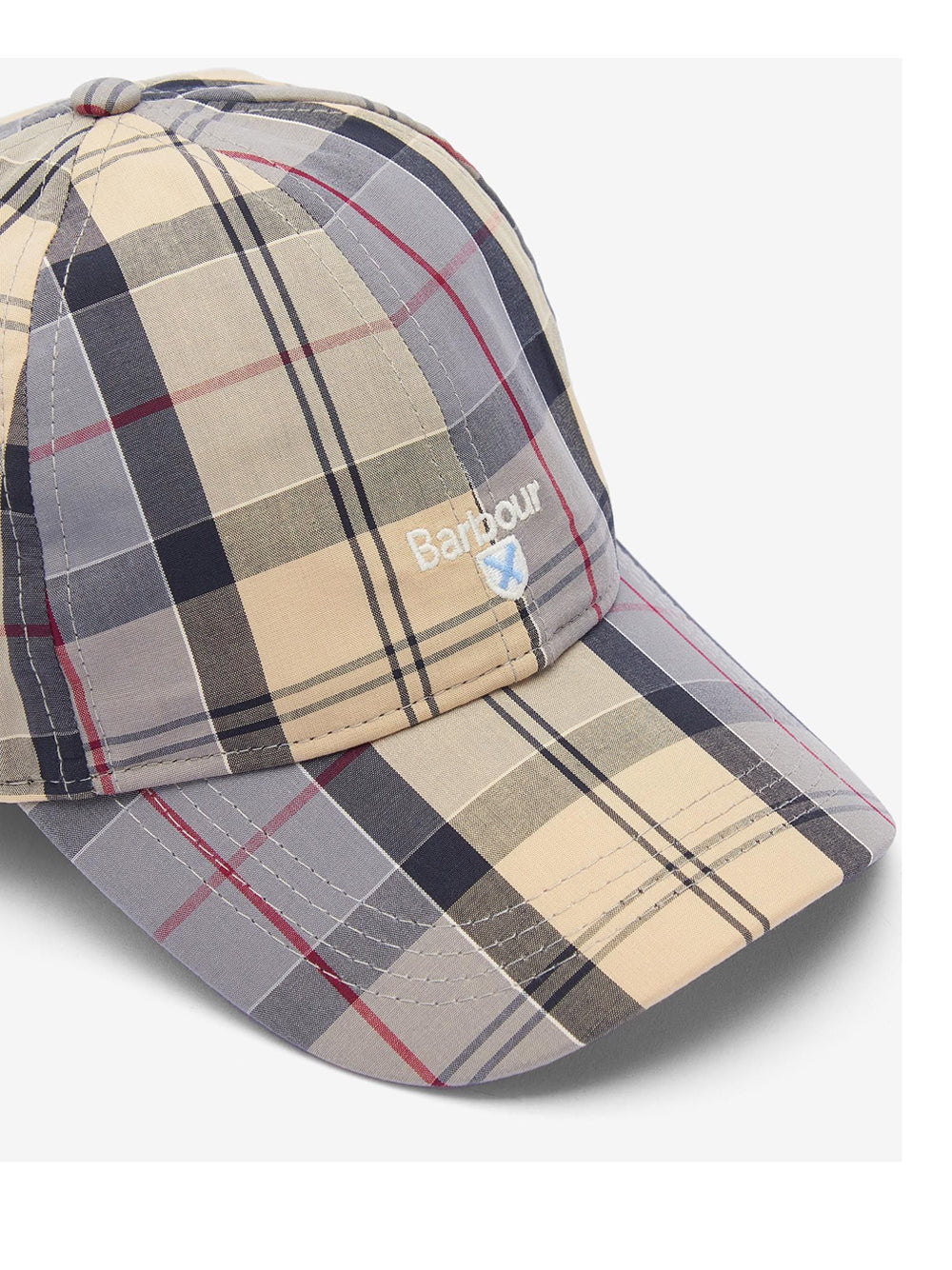 Berretto con Visiera Barbour Tartan da Uomo - Multicolore