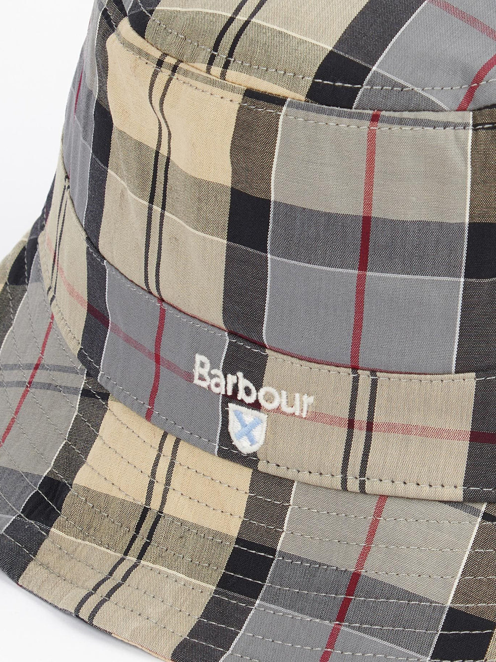 Cappello Barbour Tartan Bucket da Uomo - Multicolore