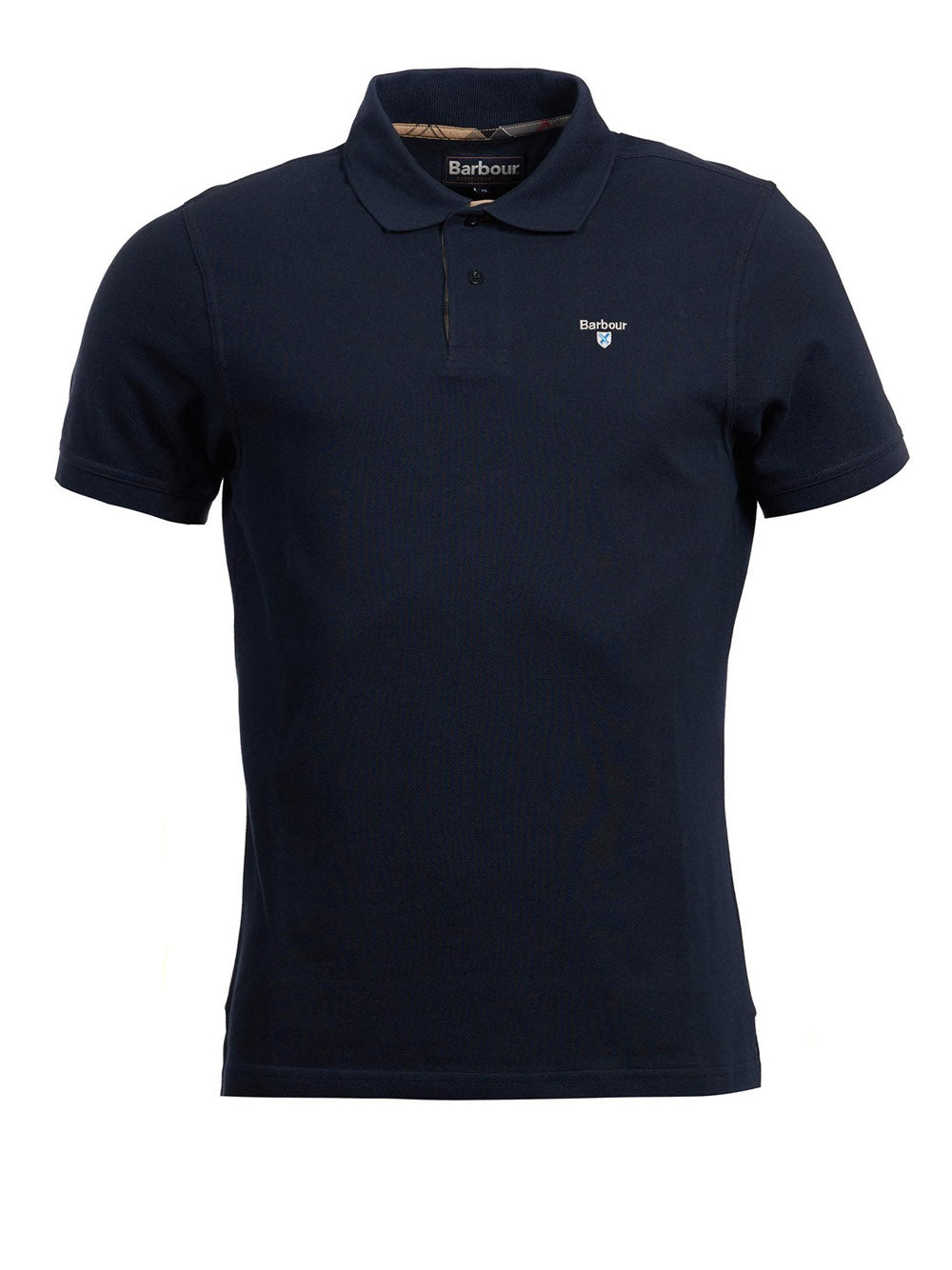 Polo Barbour Tartan Pique da Uomo - Blu