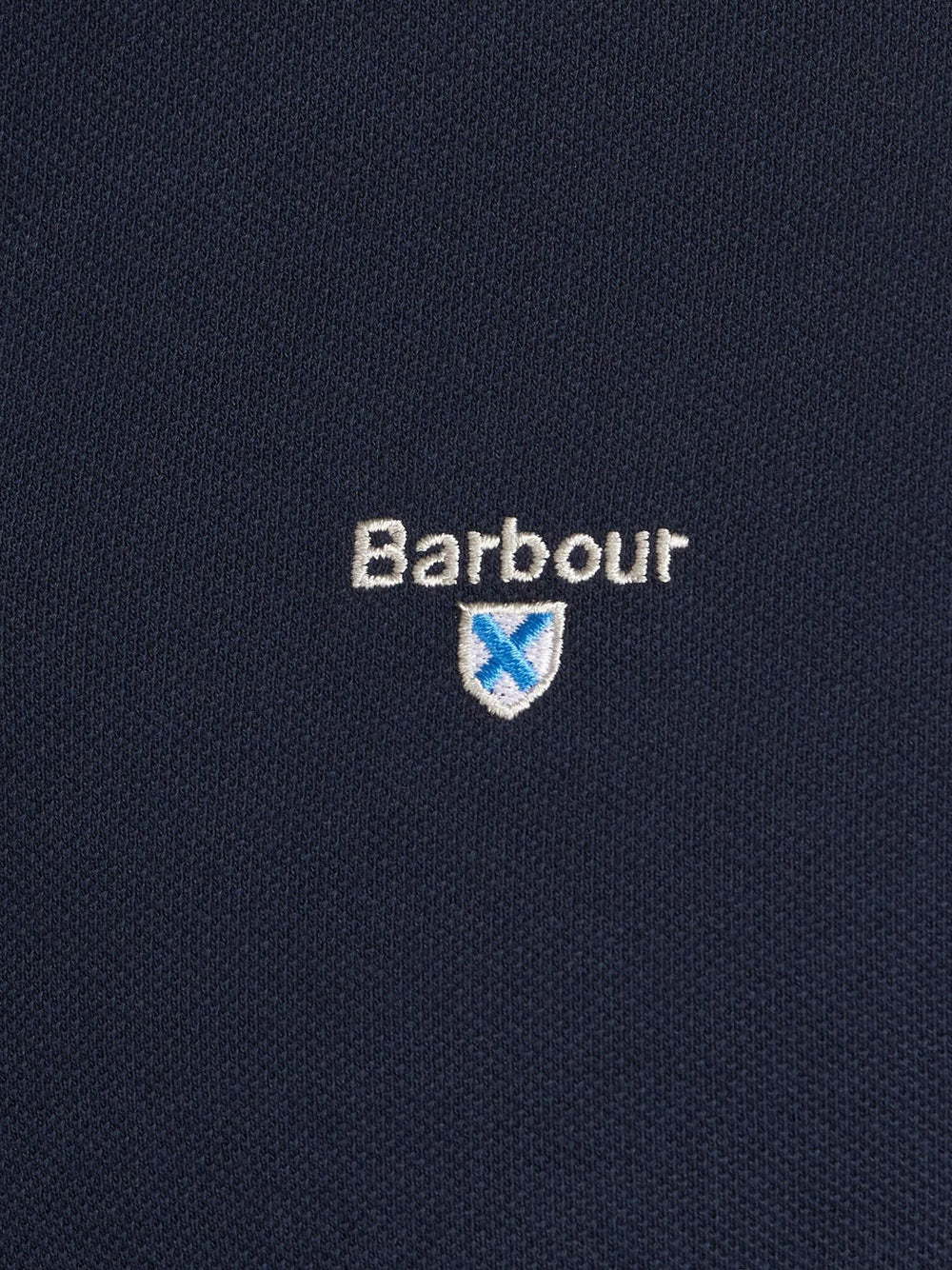 Polo Barbour Tartan Pique da Uomo - Blu