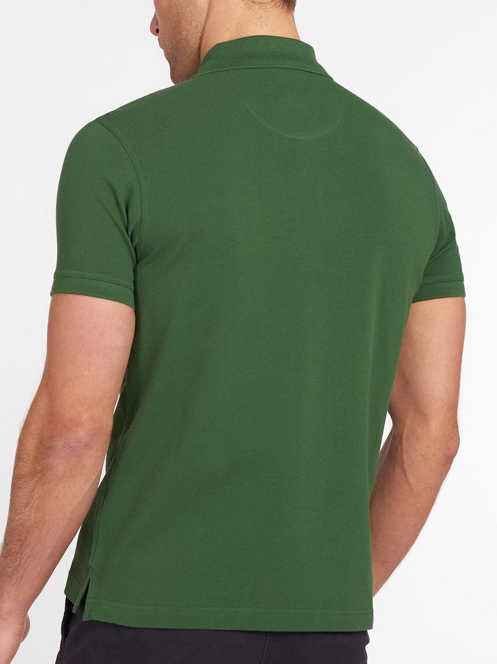 Polo Barbour Tartan Pique da Uomo - Verde