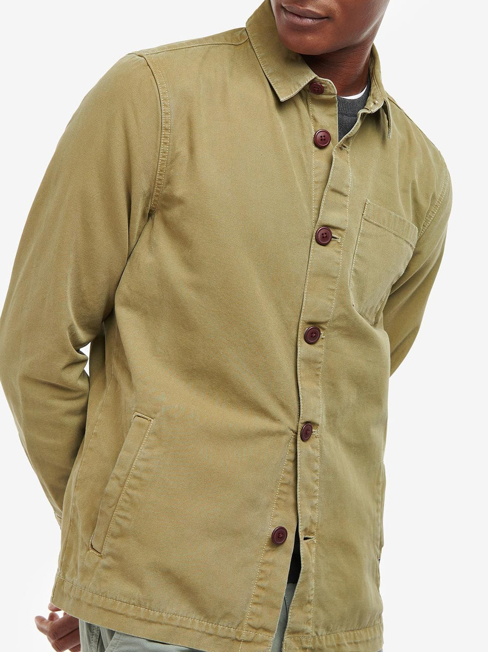 Camicia Casual Barbour da Uomo - Verde