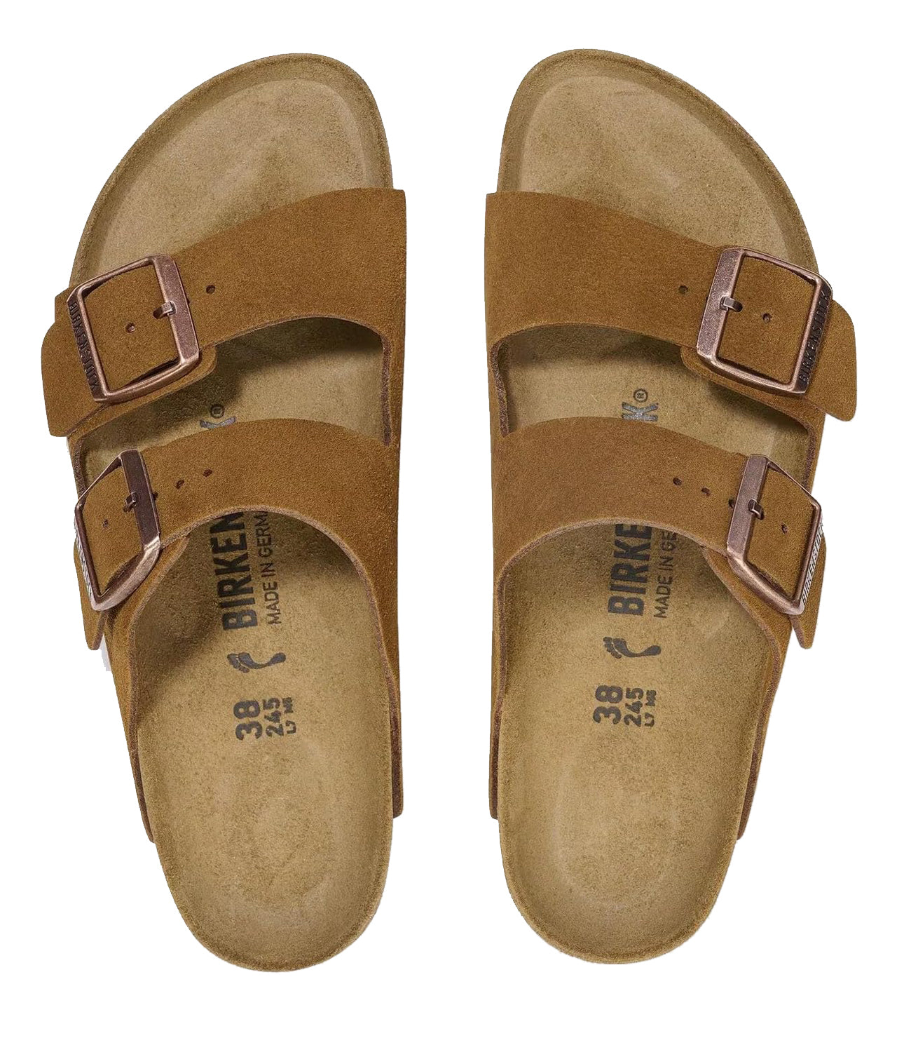 Birkenstock Ciabatta UNISEX Mod. 1027162 ARIZONA COGNAC Cognac Marrone