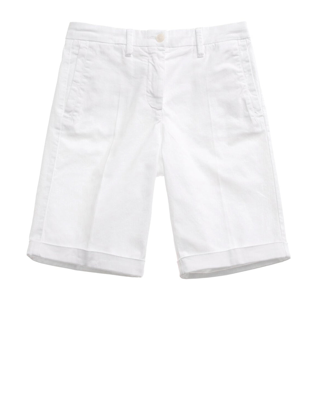 Bermuda Casual Blauer Helena da Donna - Bianco