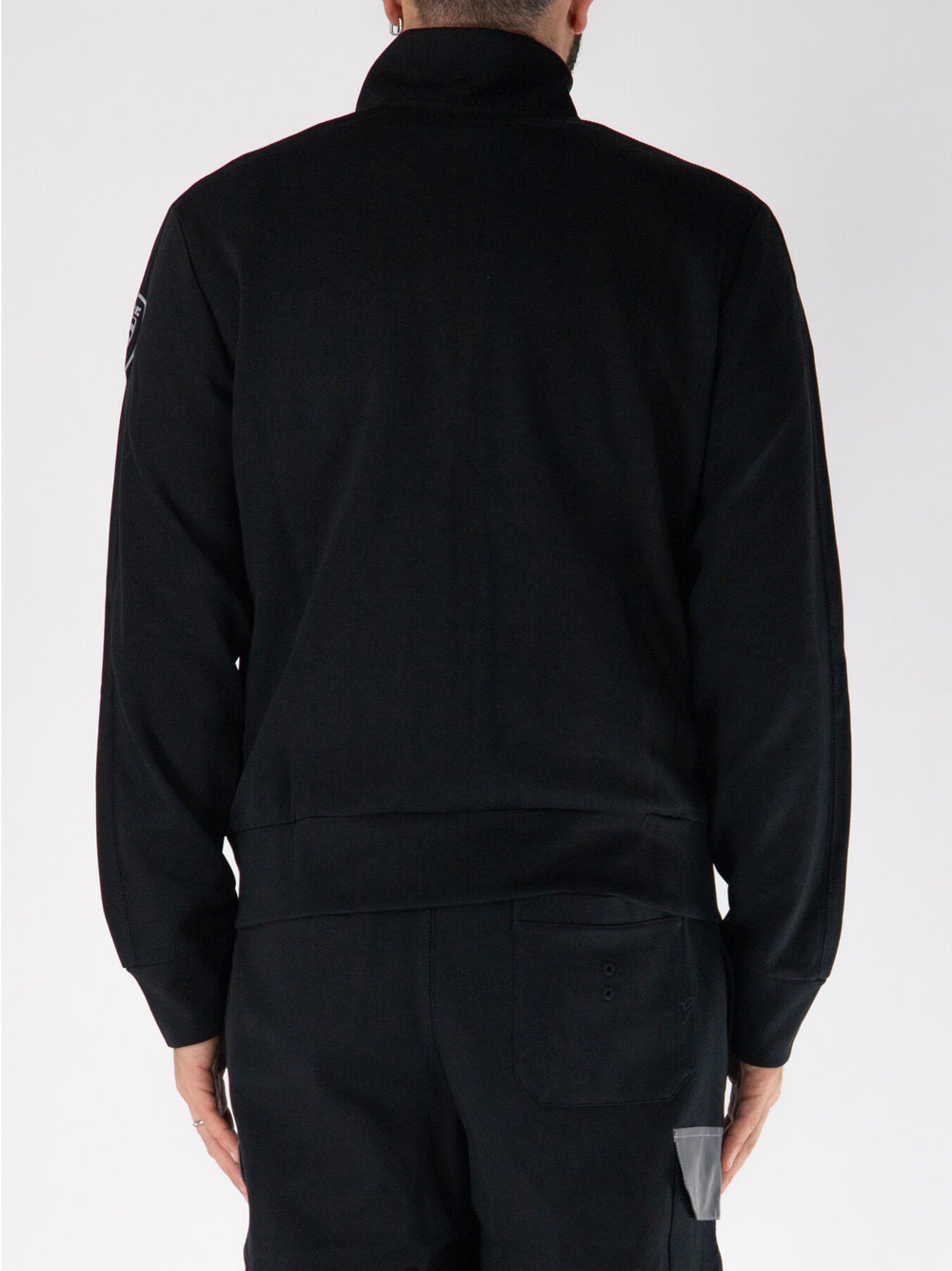 Felpa Zip Blauer Walton da Uomo - Nero