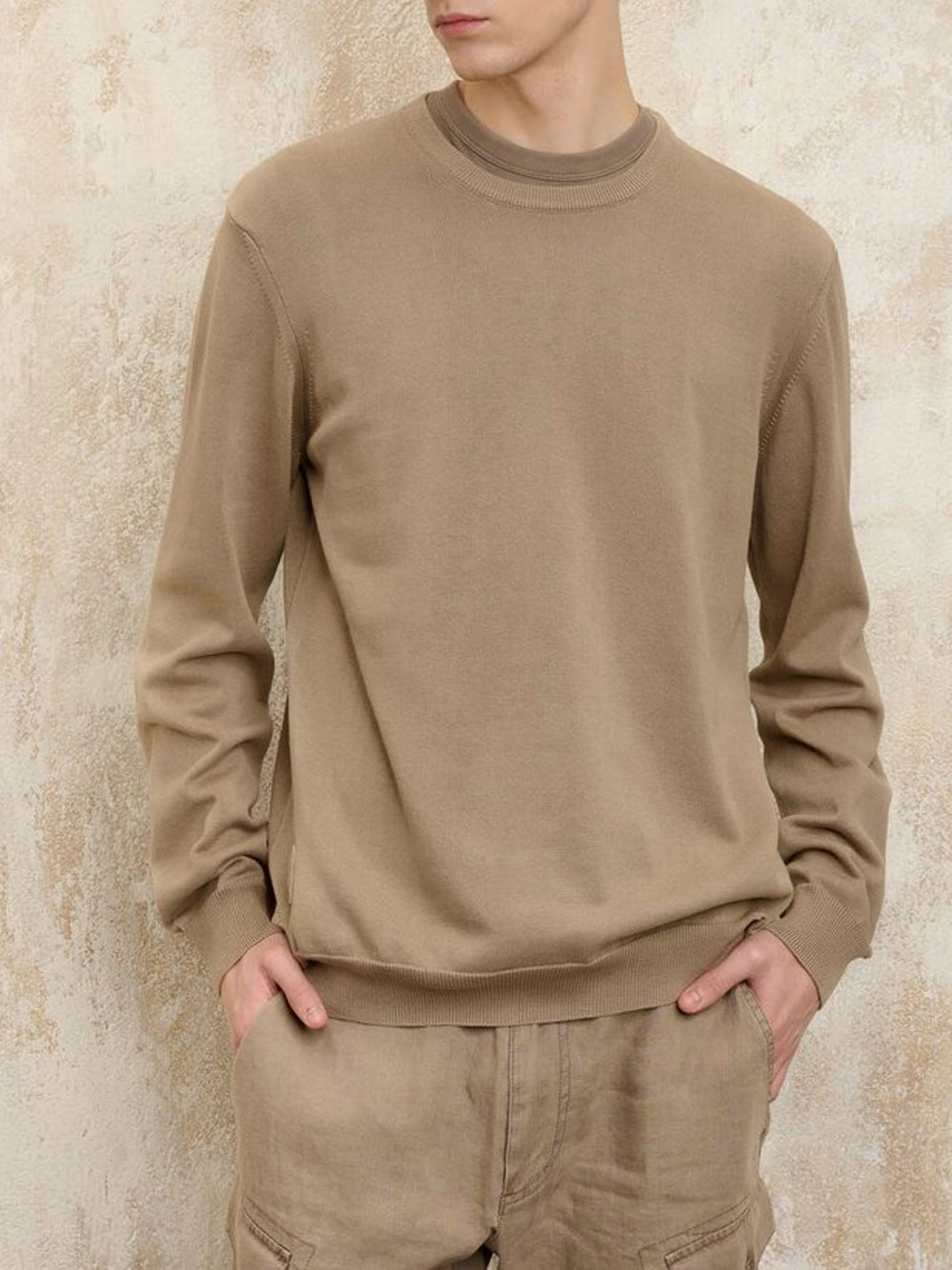 Maglia Blauer Mugar da Uomo - Beige