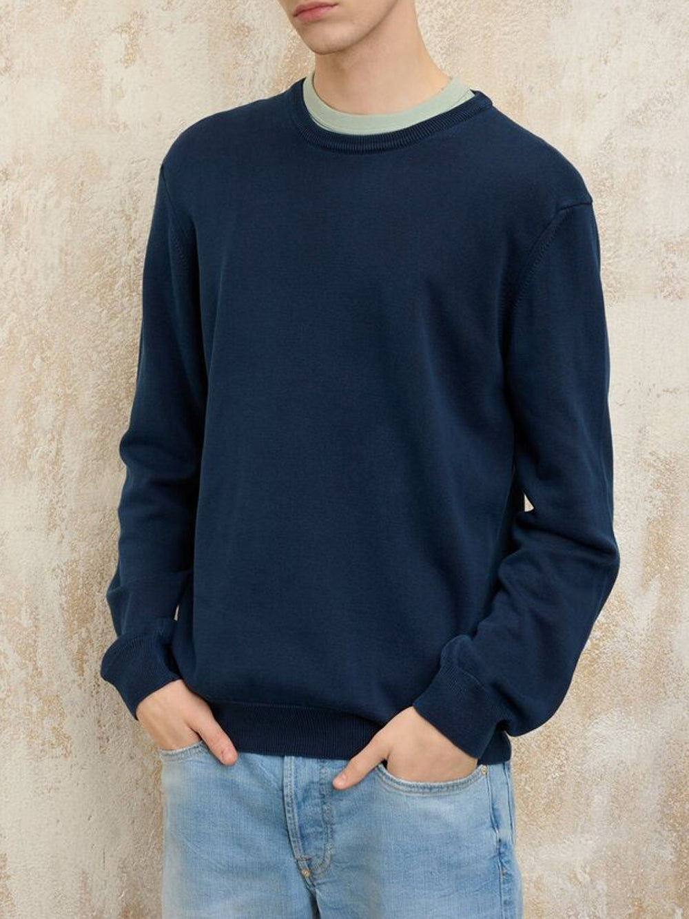 Maglia Blauer Mugar da Uomo - Blu