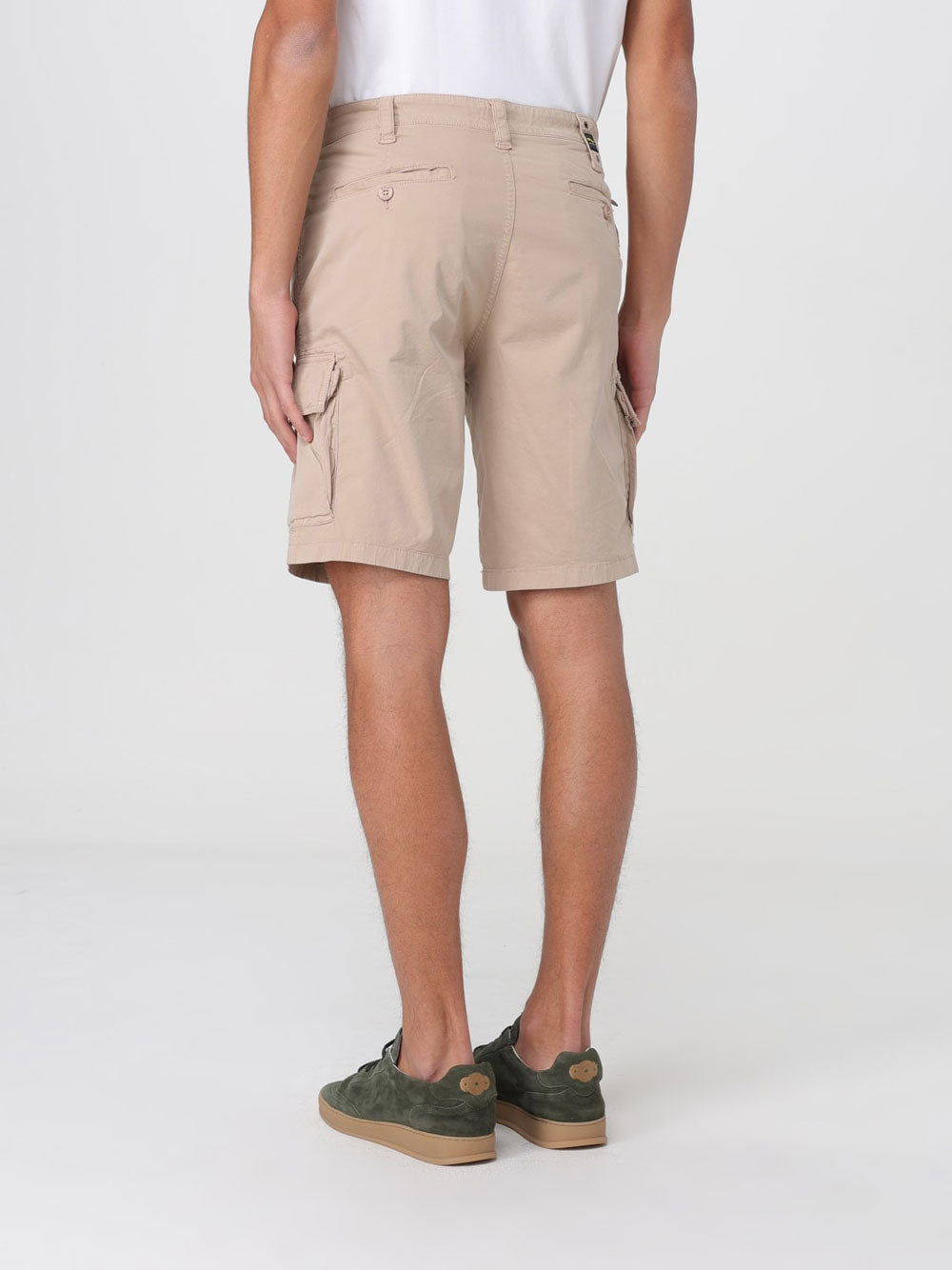Bermuda Casual Blauer Cargo Gallups da Uomo - Beige