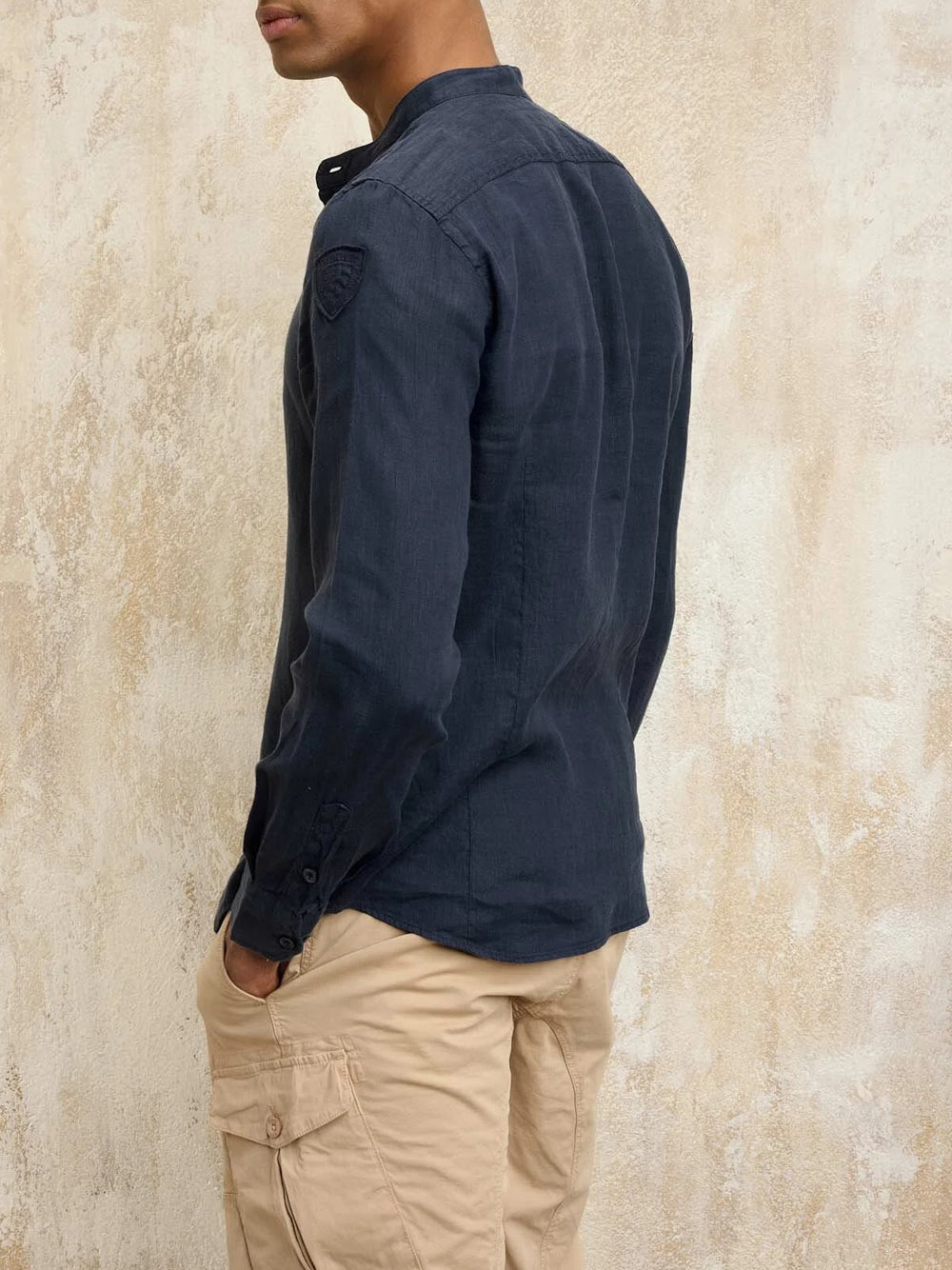 Camicia Casual Blauer Call da Uomo - Blu