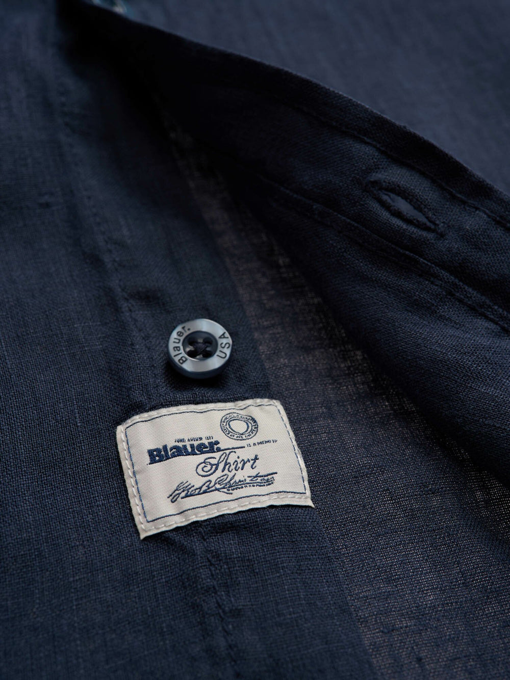 Camicia Casual Blauer Call da Uomo - Blu