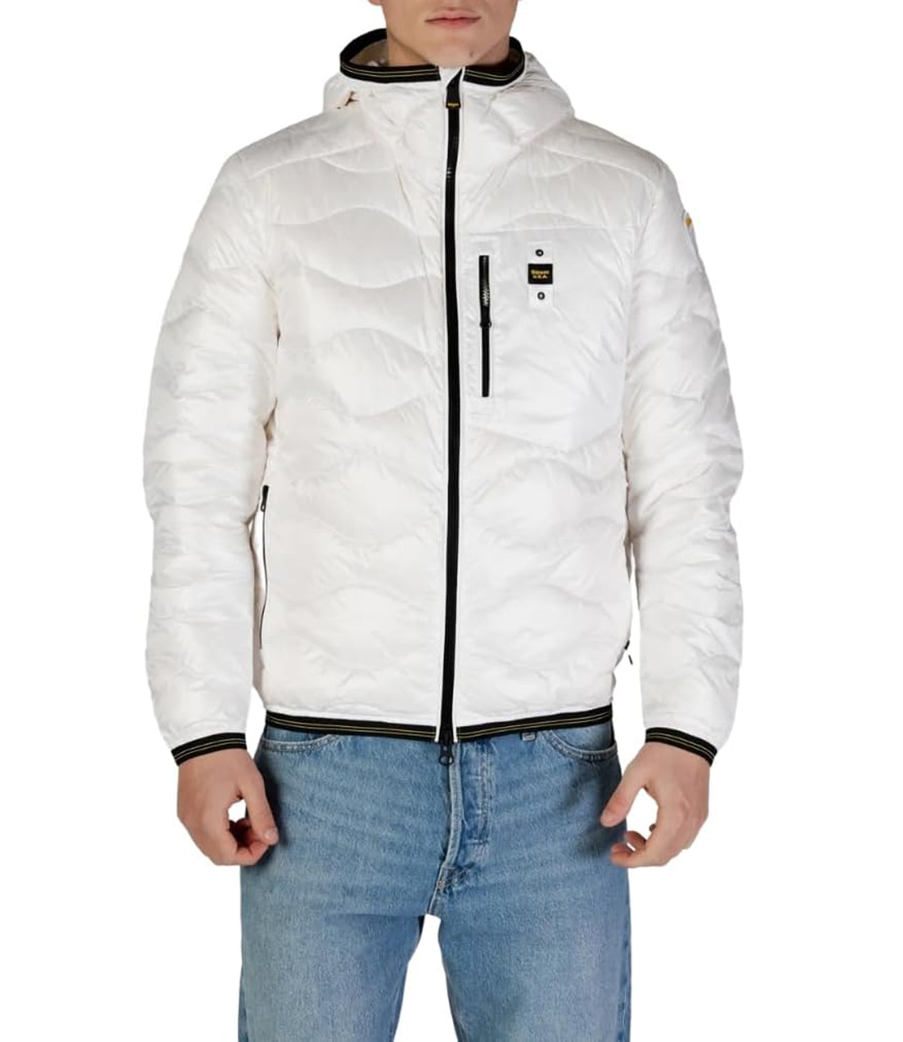 Blauer Giubbotto corto Uomo Mod. BLUC03012 6719 100 Bianco