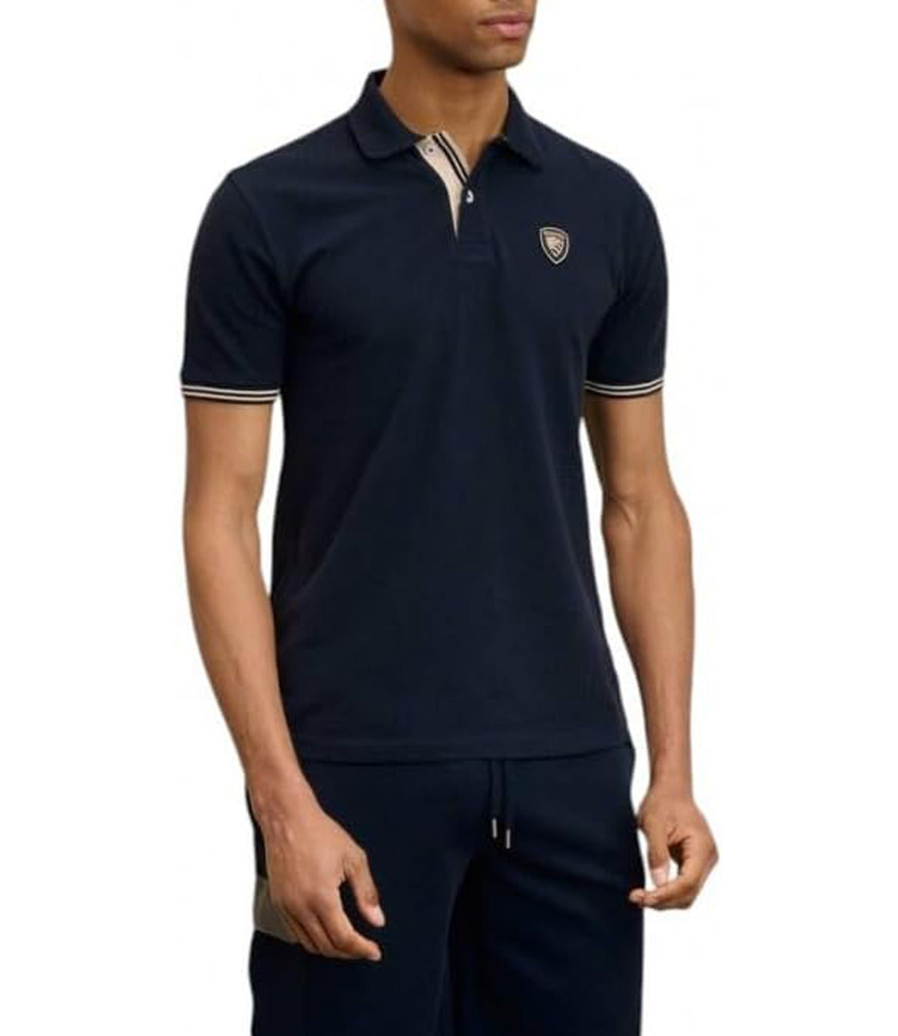 Blauer Polo M/C Uomo Mod. BLUT02306 6801 888 Blu