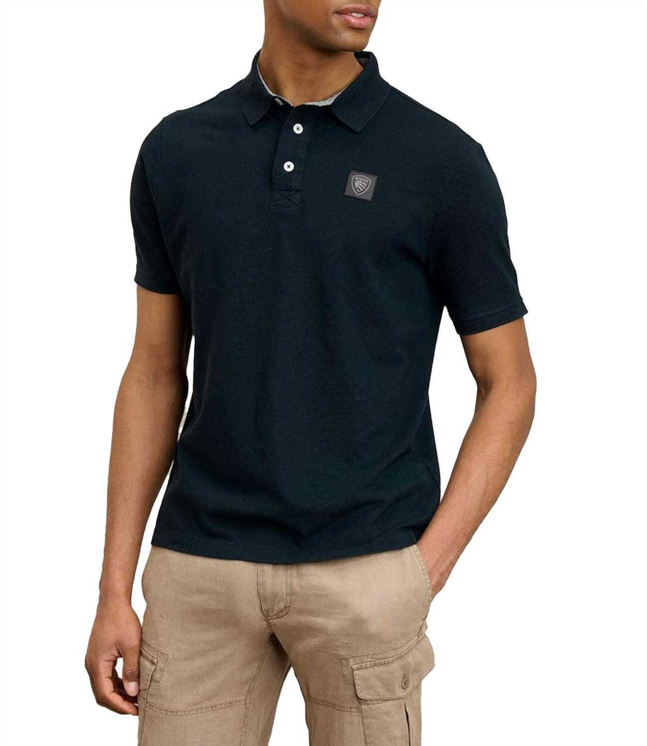 Blauer Polo M/C Uomo Mod. BLUT02309 7125 888 Blu